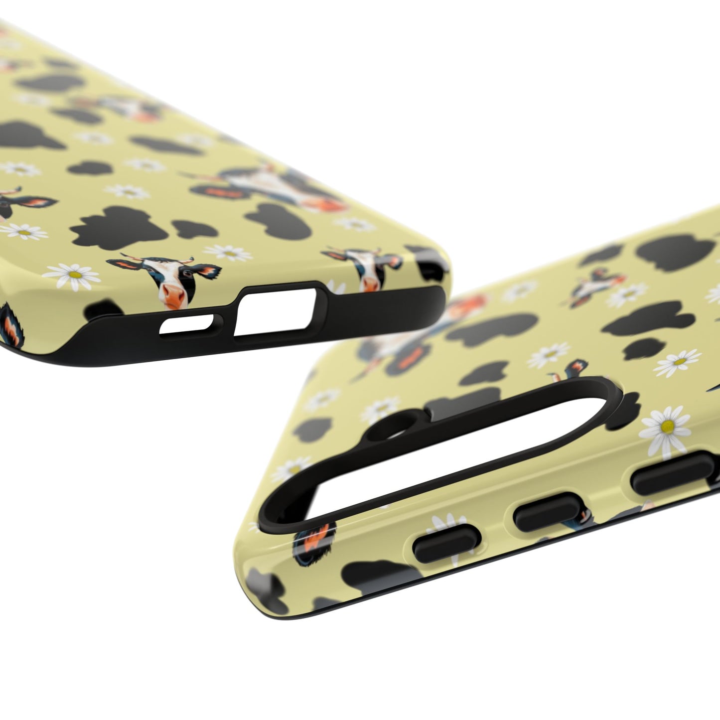 Cow Print Phone Case - Cute Protection for Animal Lovers, Gift for Farmhouse Decor, Cheerful Cow Design