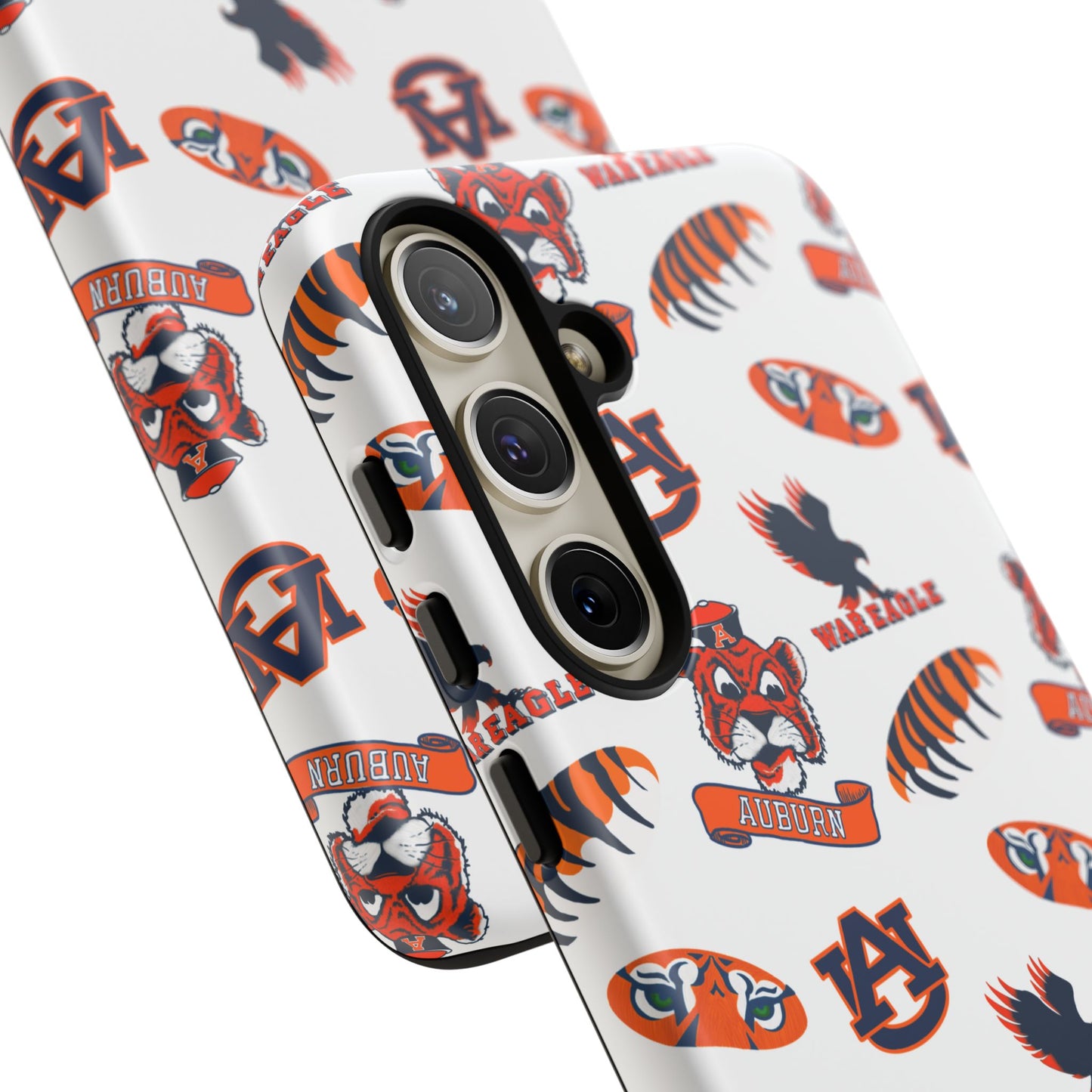 Auburn Fan Phone Case, Sports Team Accessory, Gift for Auburn Fans, Durable Cover, College Game Day