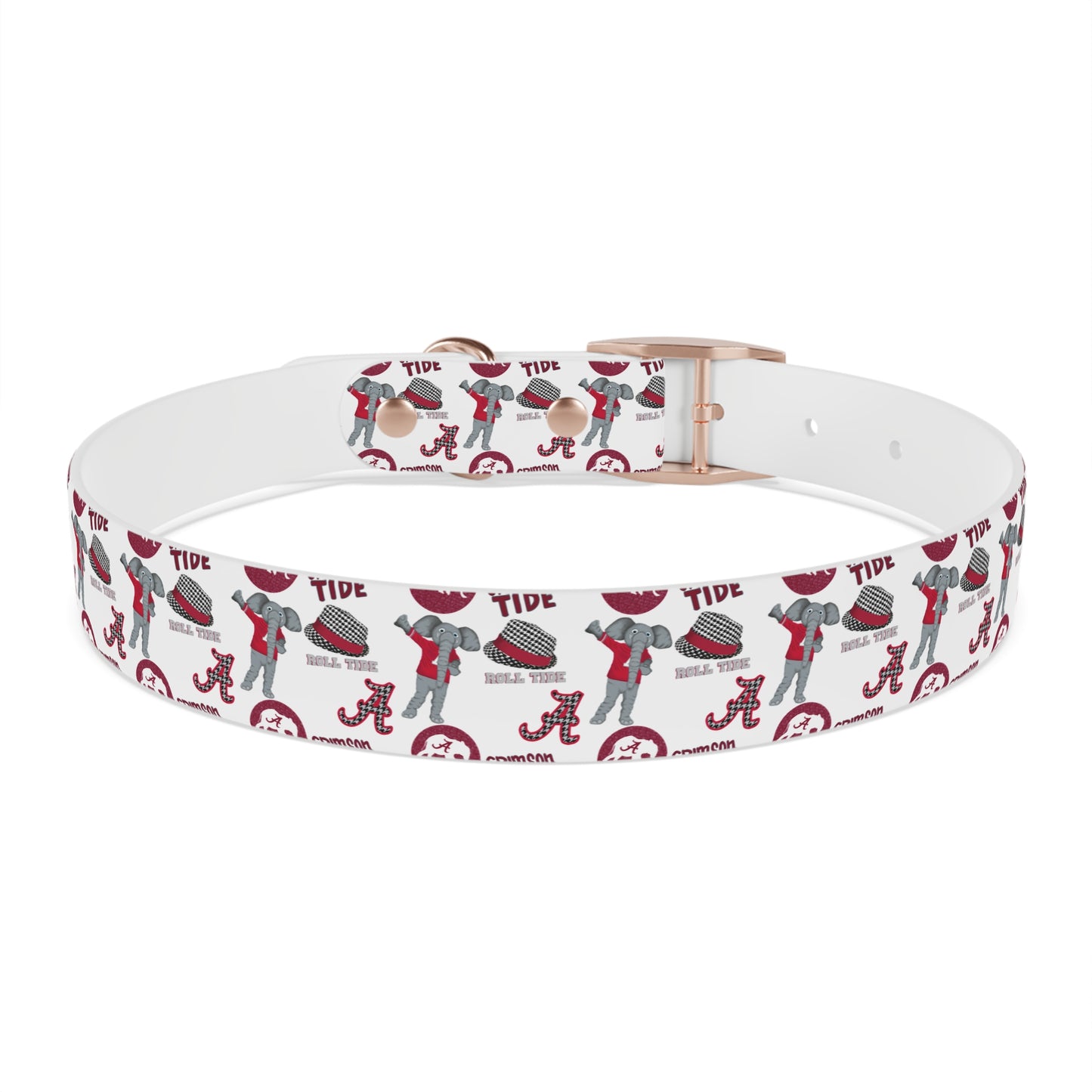 Alabama Crimson Tide Dog Collar - Pet Accessory, Dog Lover Gift, Sports Team Collar, Custom Dog Gear, Football Fan Merchandise