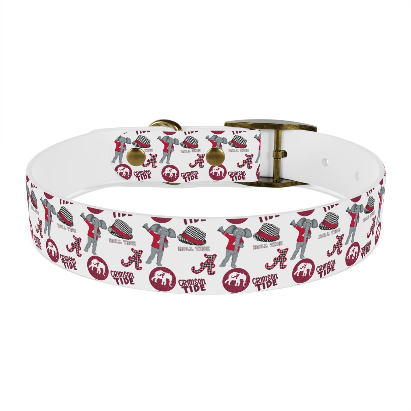 Alabama Crimson Tide Dog Collar - Pet Accessory, Dog Lover Gift, Sports Team Collar, Custom Dog Gear, Football Fan Merchandise