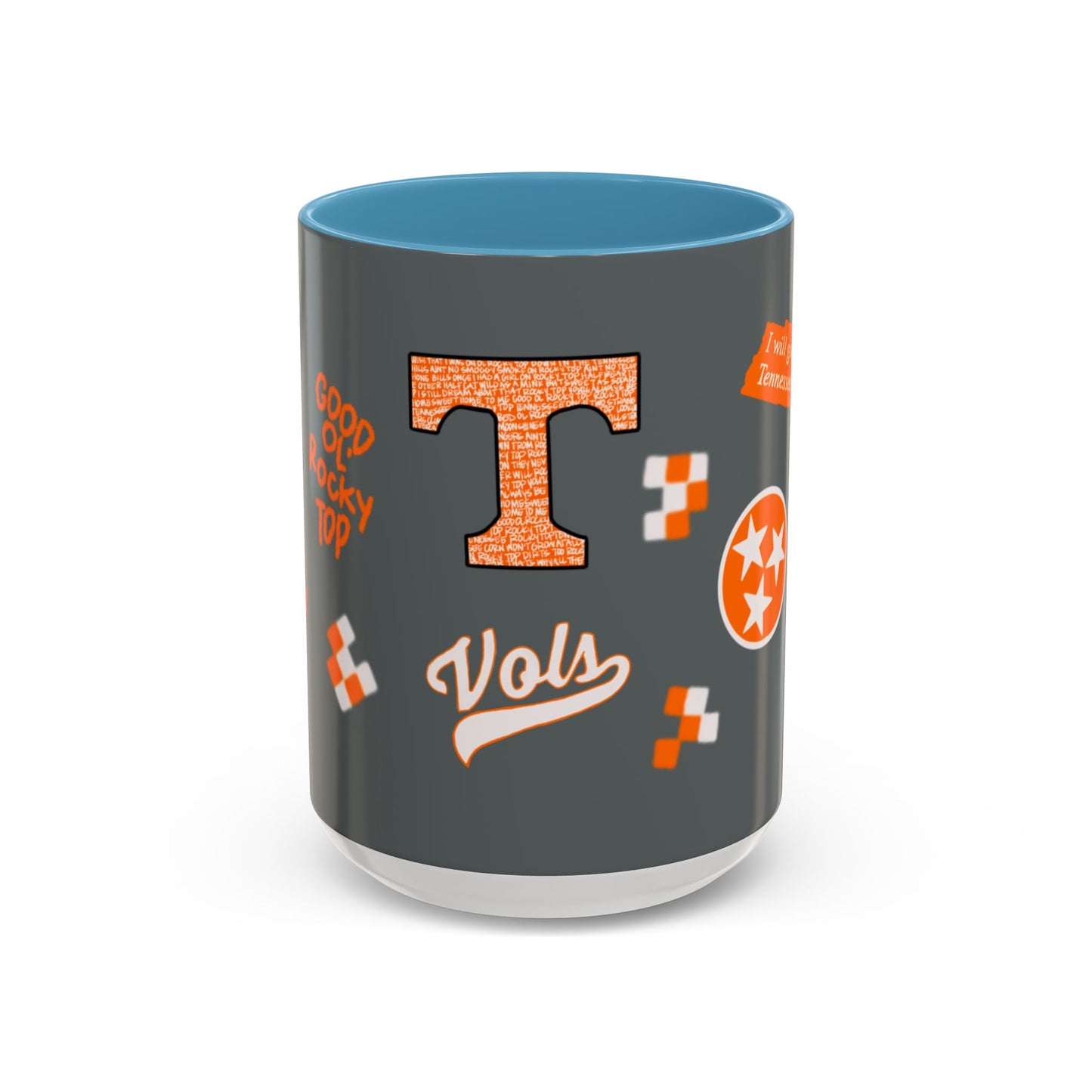 Tennessee Spirit Coffee Mug, Perfect for Gameday, College Student Gift, Unique Drinkware, Sports Fan Mug, Show Your Team Pride
