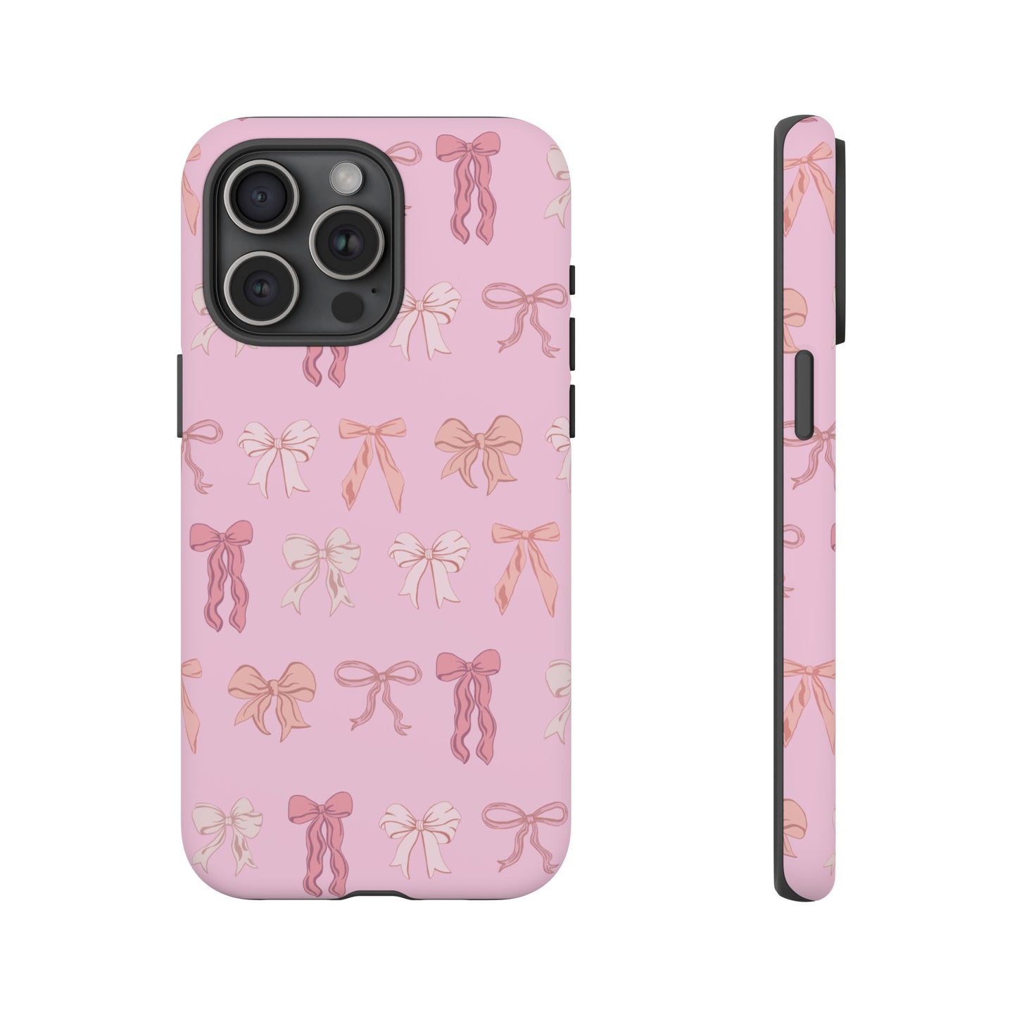 Cute Phone Case with Bow Design | Pink Aesthetic | Gifts for Her, Birthday Present, Trendy Phone Accessories, Fashionable Tech Cover