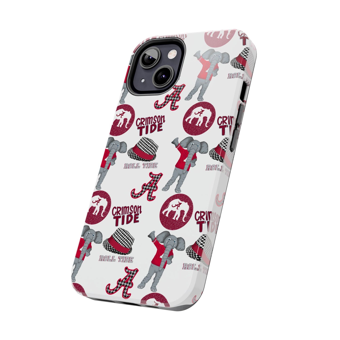 Alabama Crimson Tide Phone Case - Tough, Durable, Elephant Design, Sports Fan Accessories, College Team Gift, Graduation Presents