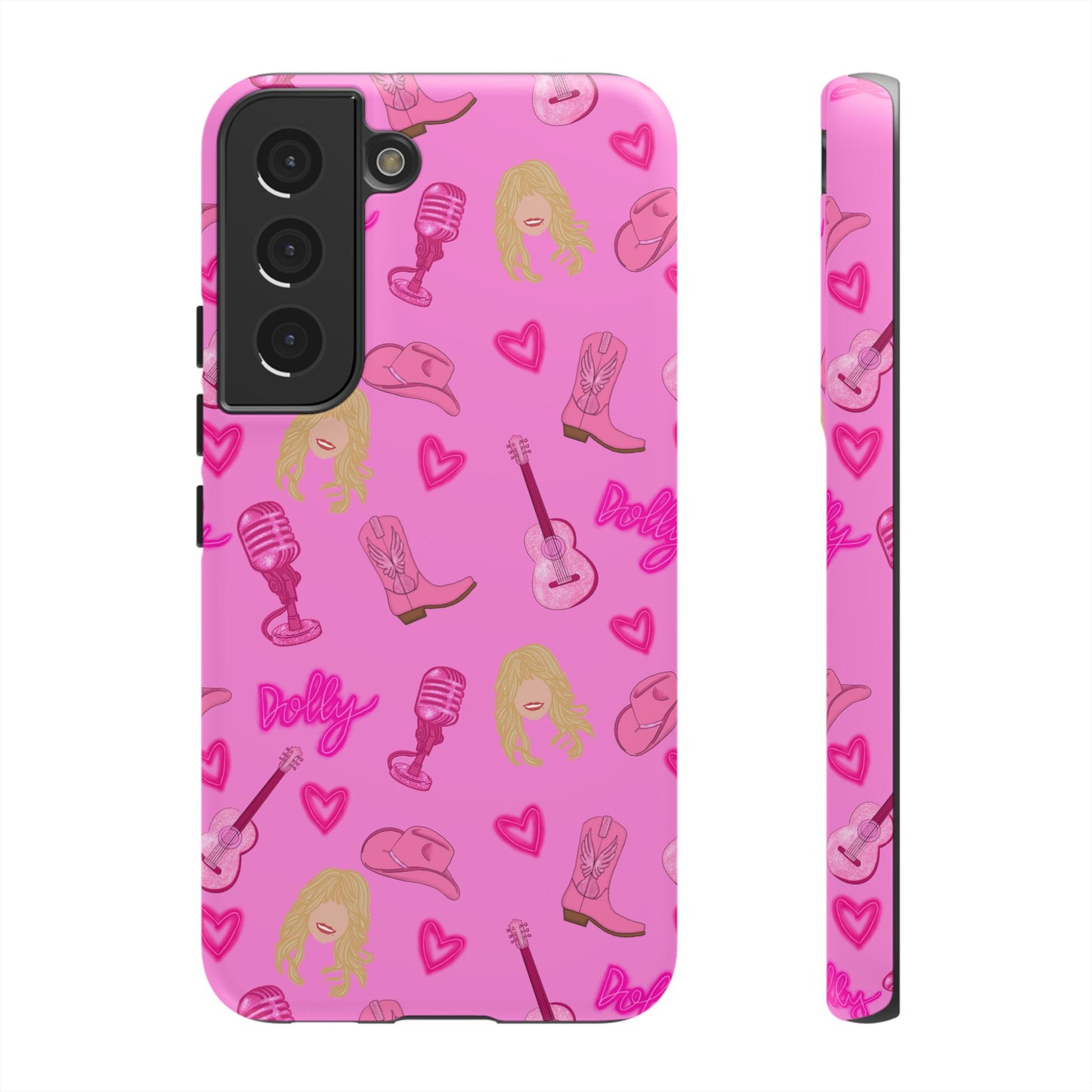 Dolly Parton Phone Case - Stylish Pink Protector for Music Lovers, Gift for Concert Goers, Women's Accessories, Trendy Tech