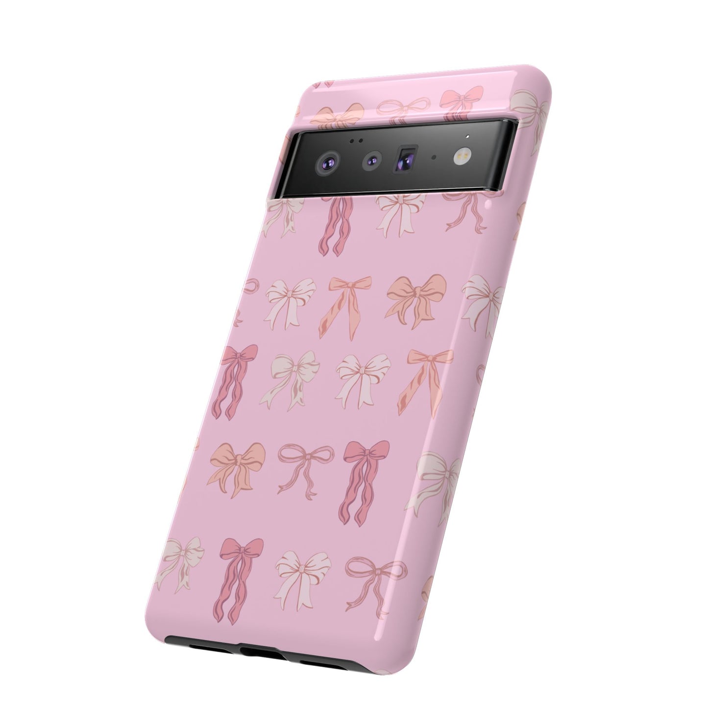 Cute Phone Case with Bow Design | Pink Aesthetic | Gifts for Her, Birthday Present, Trendy Phone Accessories, Fashionable Tech Cover