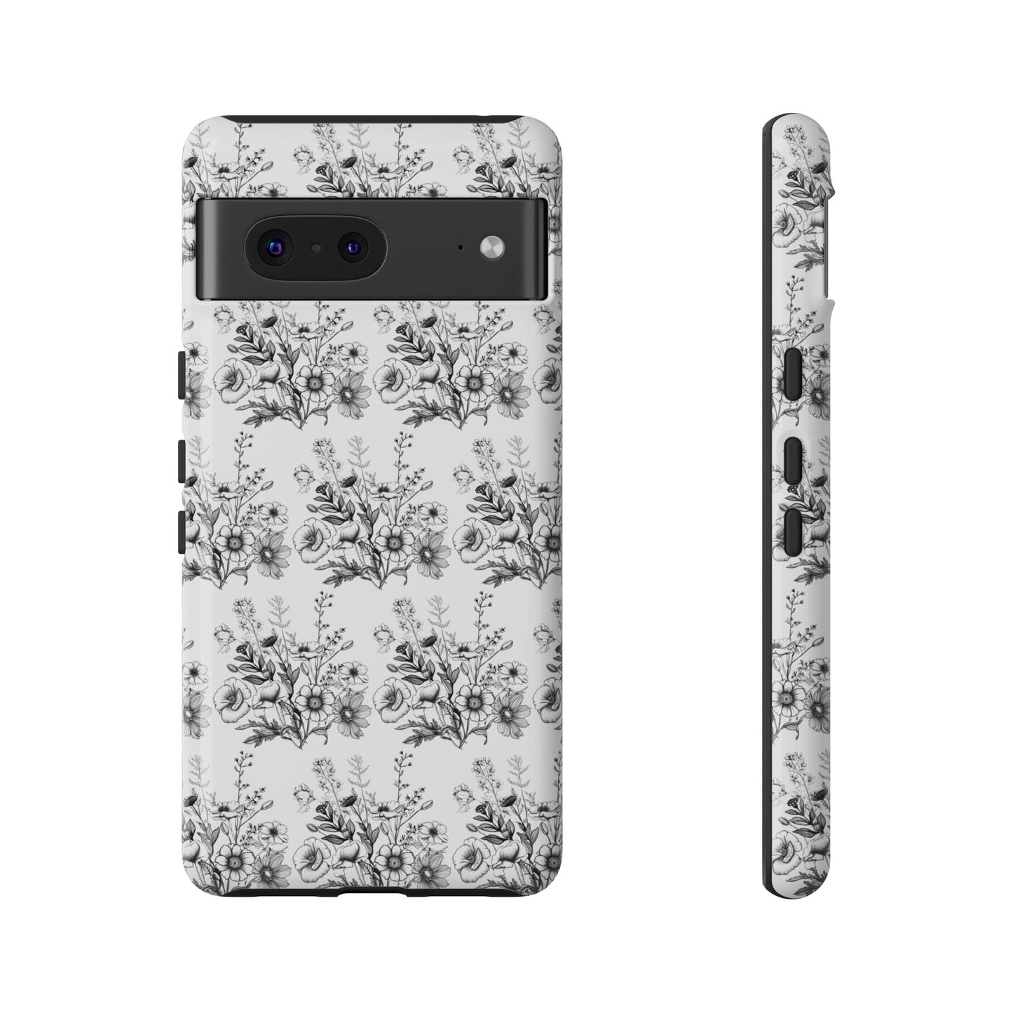 Floral Phone Case, Tough Cases with Elegant Black and White Design, Protective Cover for Fashion Lovers, Unique Gift for All [...]