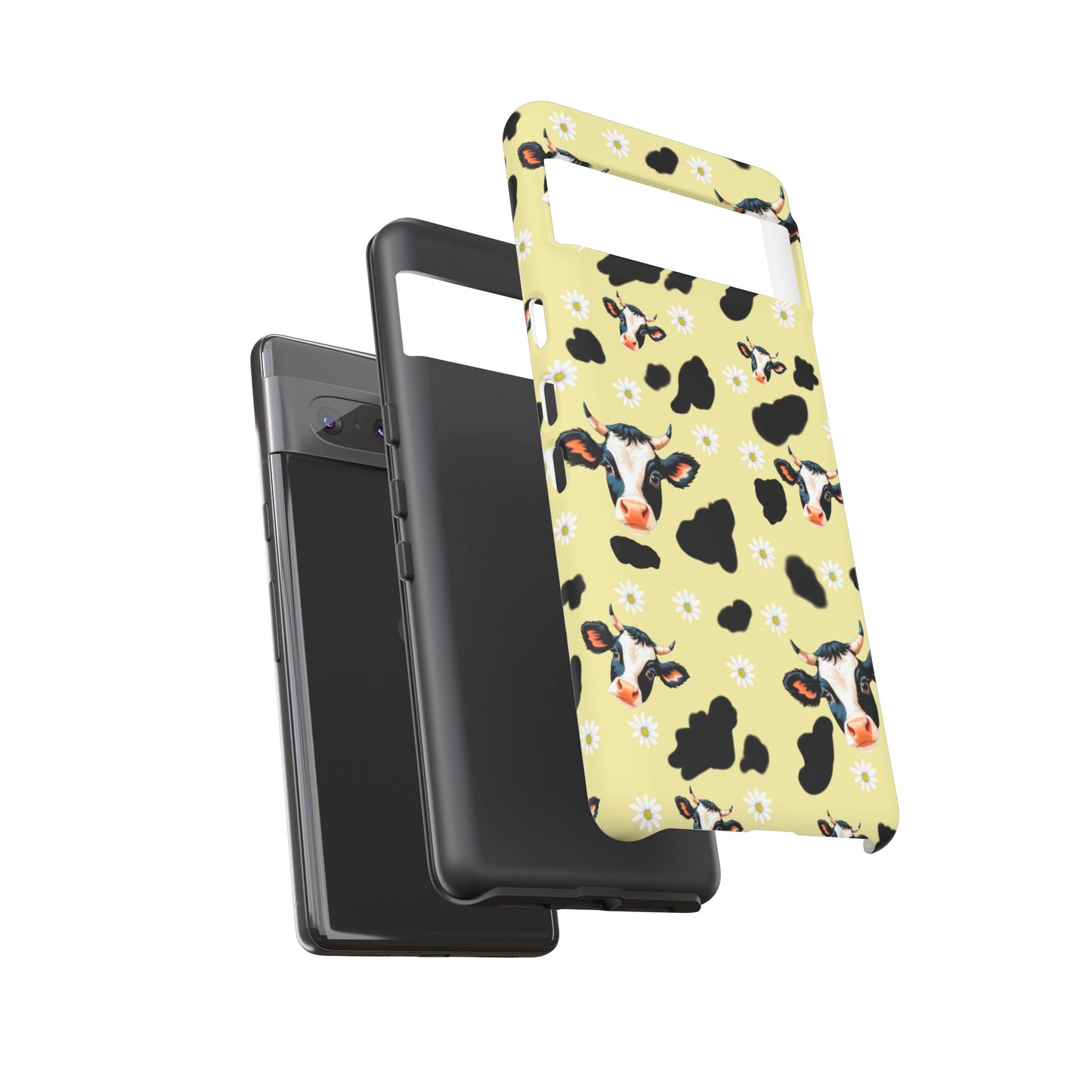Cow Print Phone Case - Cute Protection for Animal Lovers, Gift for Farmhouse Decor, Cheerful Cow Design