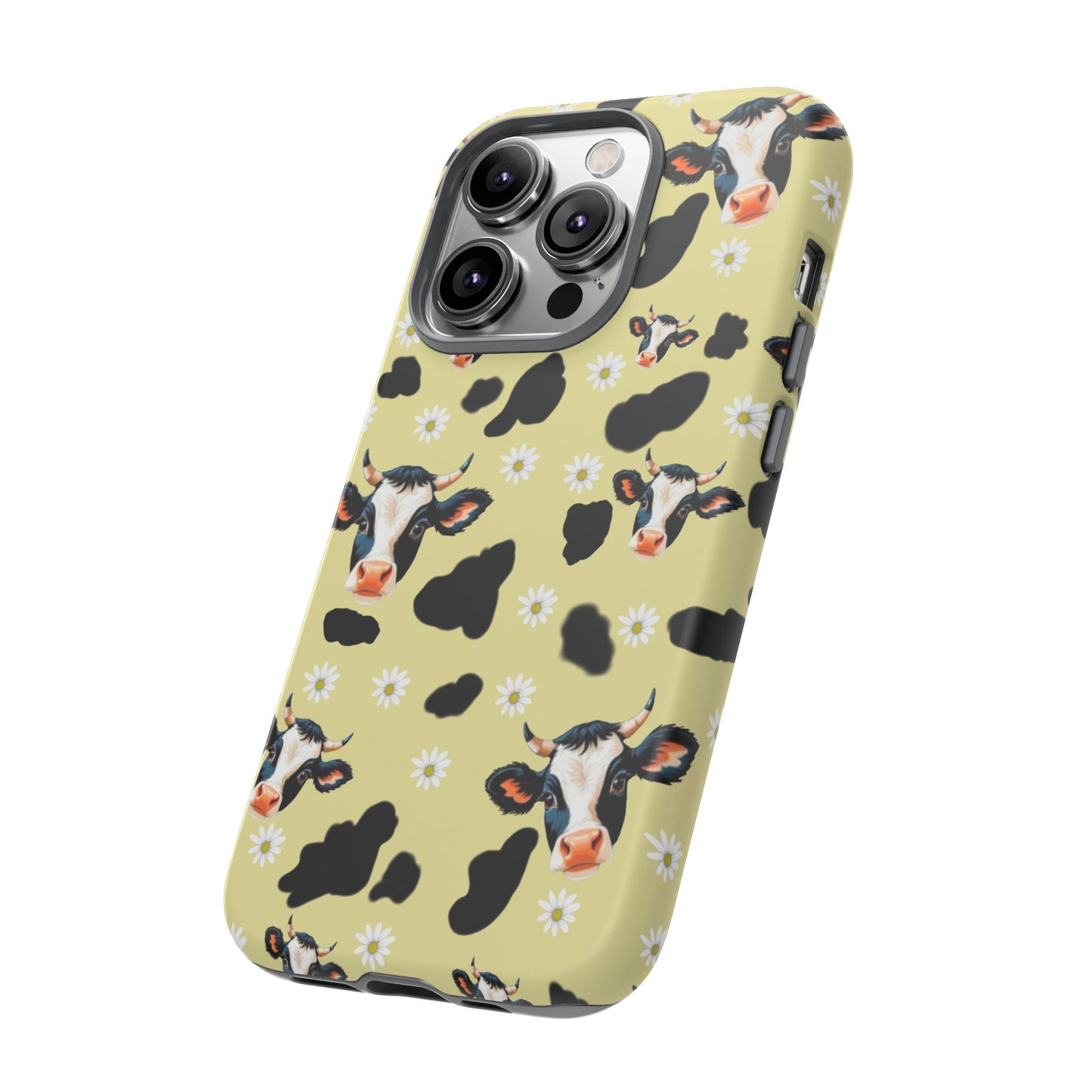 Cow Print Phone Case - Cute Protection for Animal Lovers, Gift for Farmhouse Decor, Cheerful Cow Design