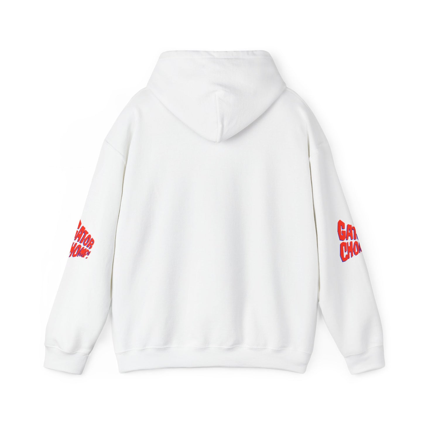 Gator Chomp Playful Graphic Hoodie for Casual Outings, Gift for Friends, Comfortable Hooded Sweatshirt for Relaxing, Trendy Streetwear