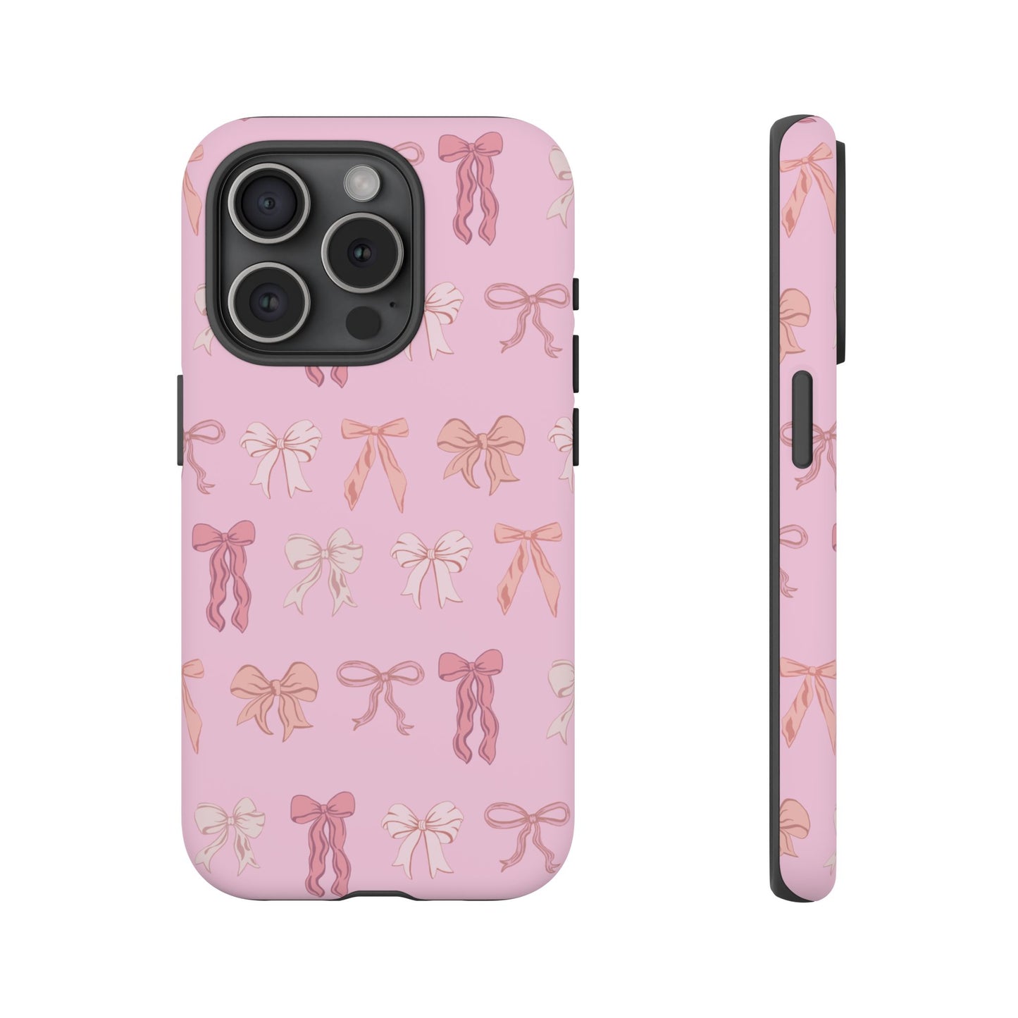 Cute Phone Case with Bow Design | Pink Aesthetic | Gifts for Her, Birthday Present, Trendy Phone Accessories, Fashionable Tech Cover