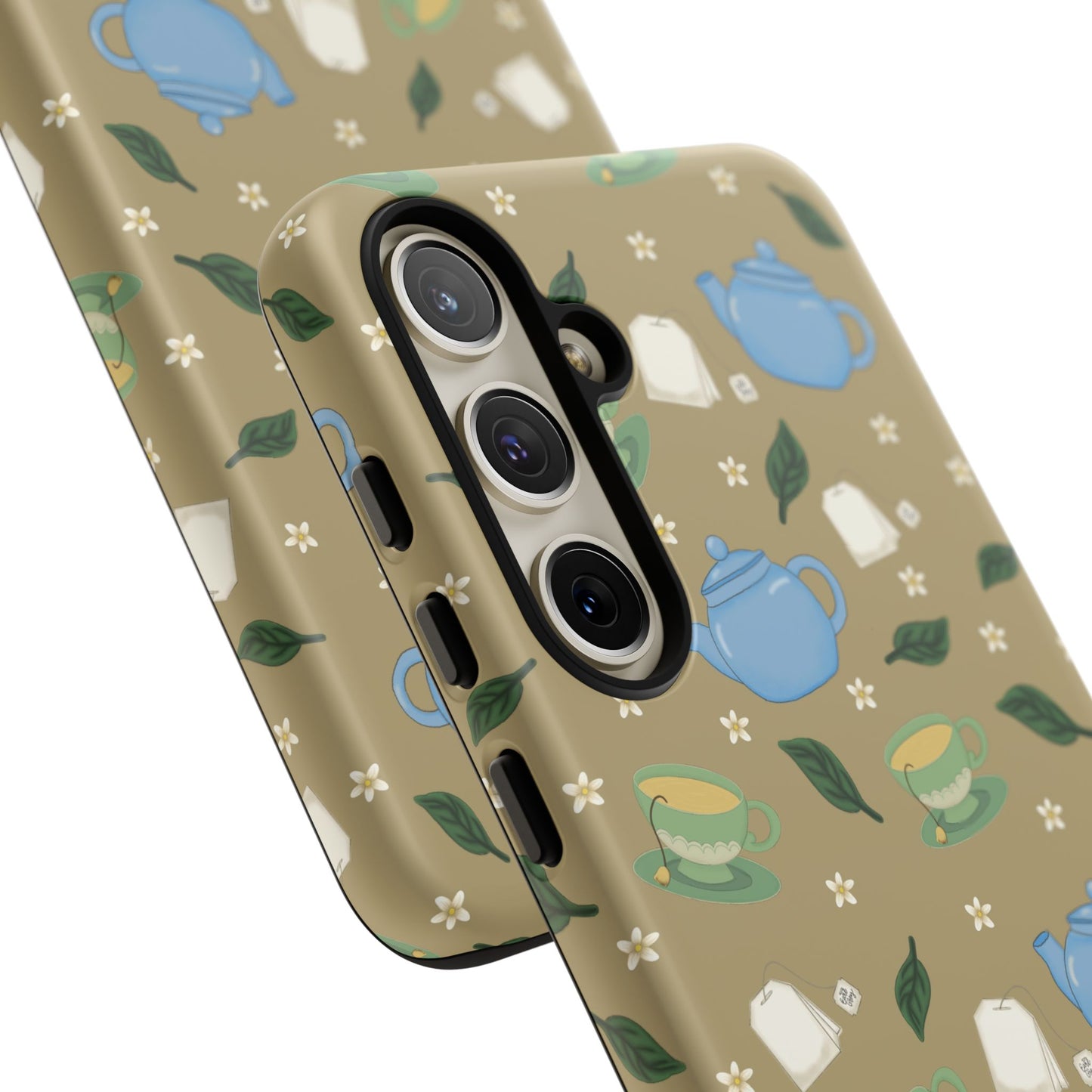 Charming Teacup Phone Case, Cute Phone Cover, Gift for Tea Lovers, Vintage Style Case, Birthday Present, Unique Accessory