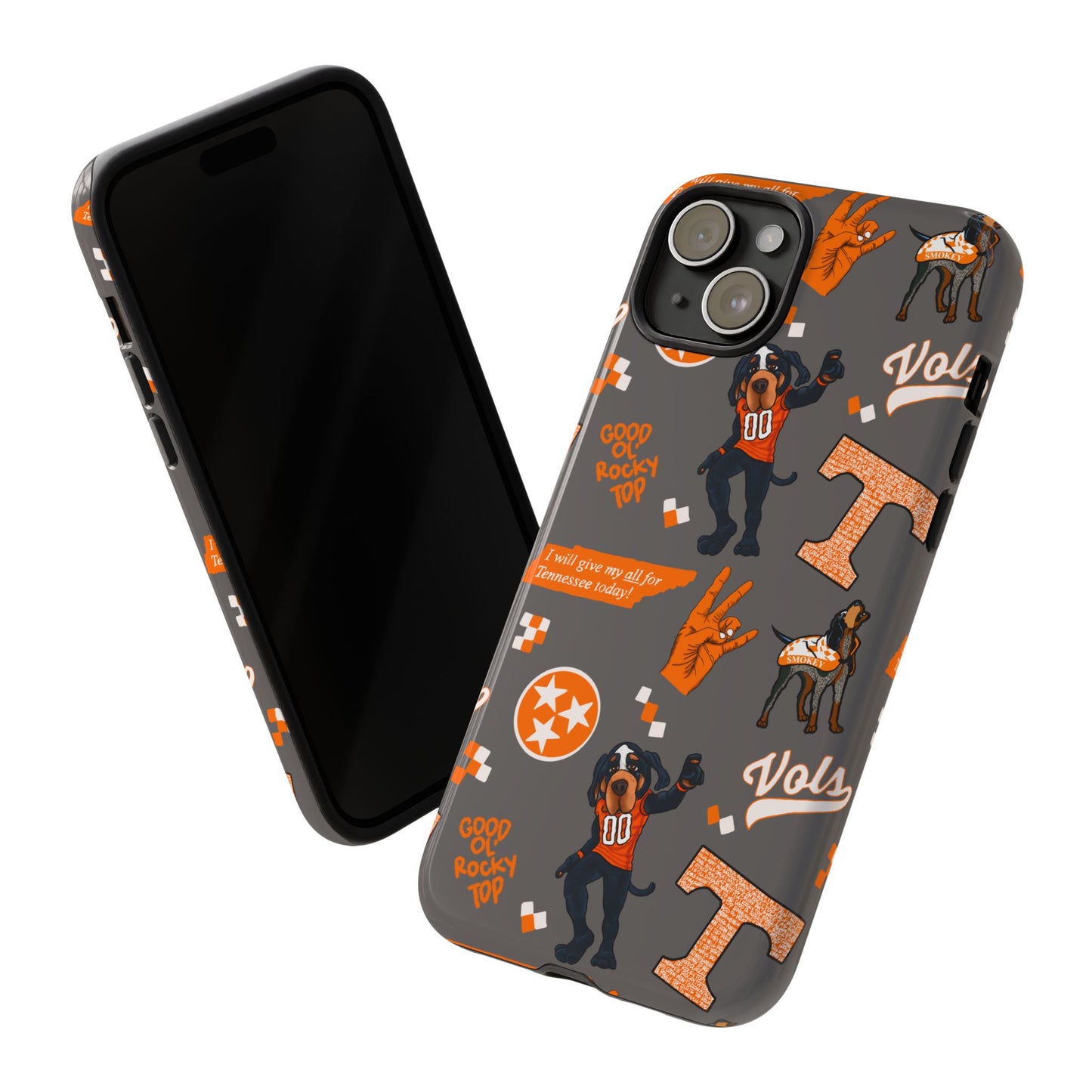 Tough Cases - Tennessee Fan Phone Case, Sports Team Accessory, Gift for Volunteers Fans, Durable Cover, College Game Day