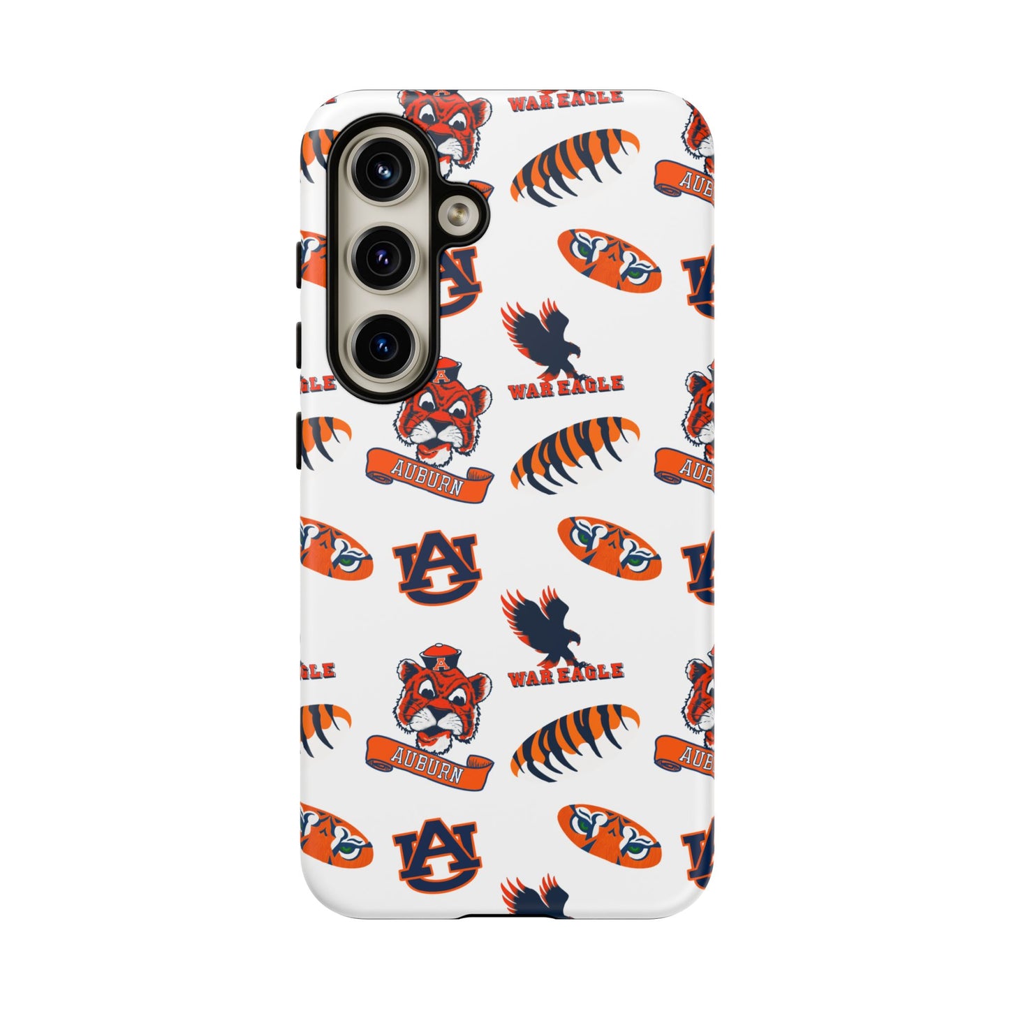 Auburn Fan Phone Case, Sports Team Accessory, Gift for Auburn Fans, Durable Cover, College Game Day