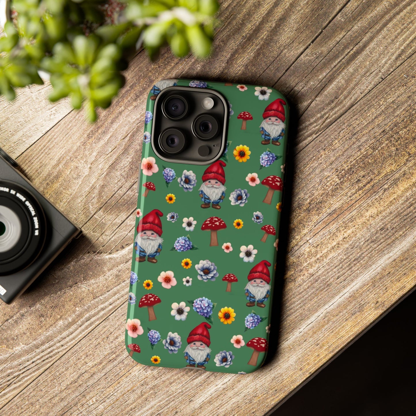 Gnome Garden Phone Case | Tough Cases for Nature Lovers | Cute Gnome Pattern | Floral & Mushroom Design | Gifts for Friends, Birthday [...]