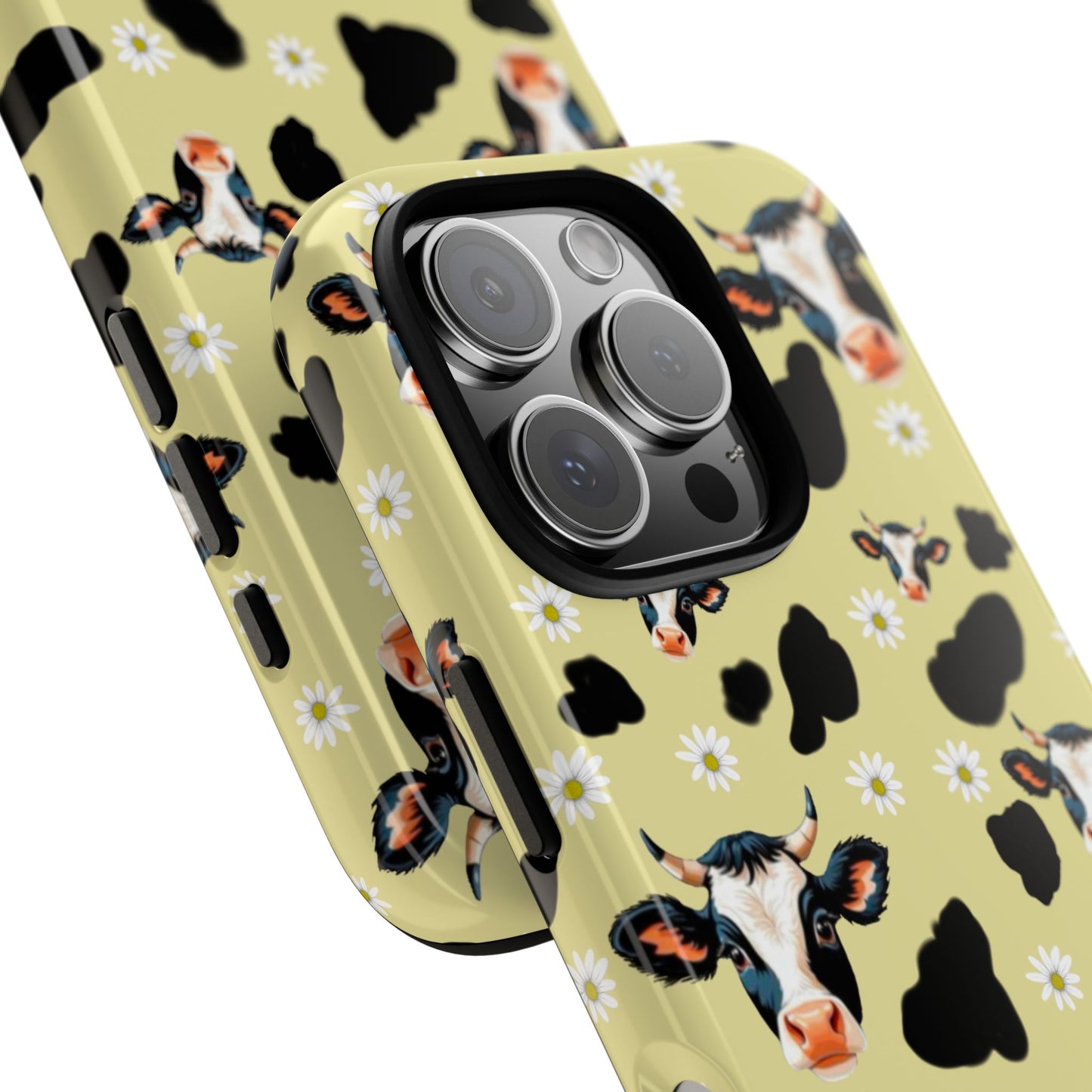 Cow Print Phone Case - Cute Protection for Animal Lovers, Gift for Farmhouse Decor, Cheerful Cow Design