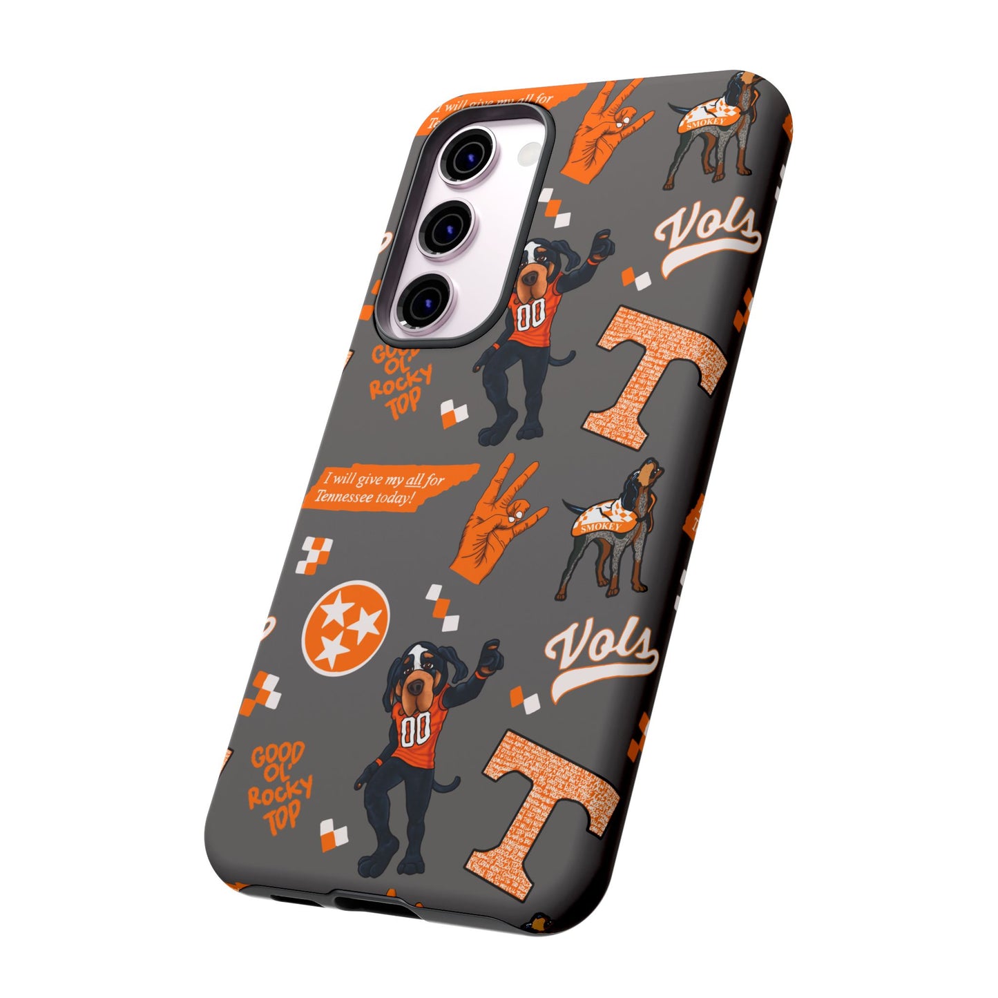 Tough Cases - Tennessee Fan Phone Case, Sports Team Accessory, Gift for Volunteers Fans, Durable Cover, College Game Day