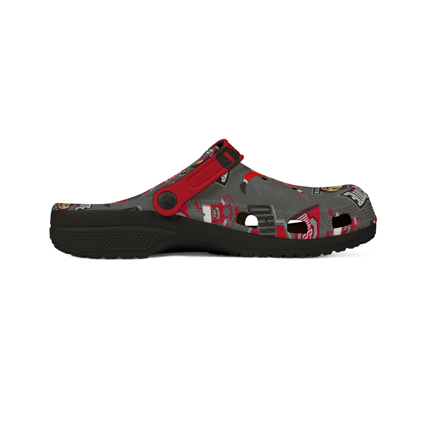 Ohio State Clogs for Fun Adventures, Comfortable Garden Shoes, All-Occasion Footwear for Kids and Adults, Holiday Gift Idea