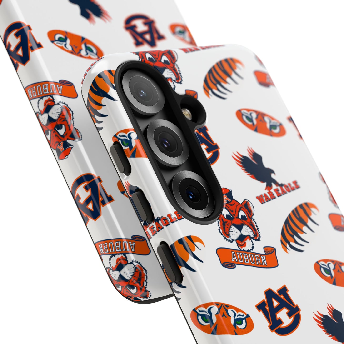 Auburn Fan Phone Case, Sports Team Accessory, Gift for Auburn Fans, Durable Cover, College Game Day