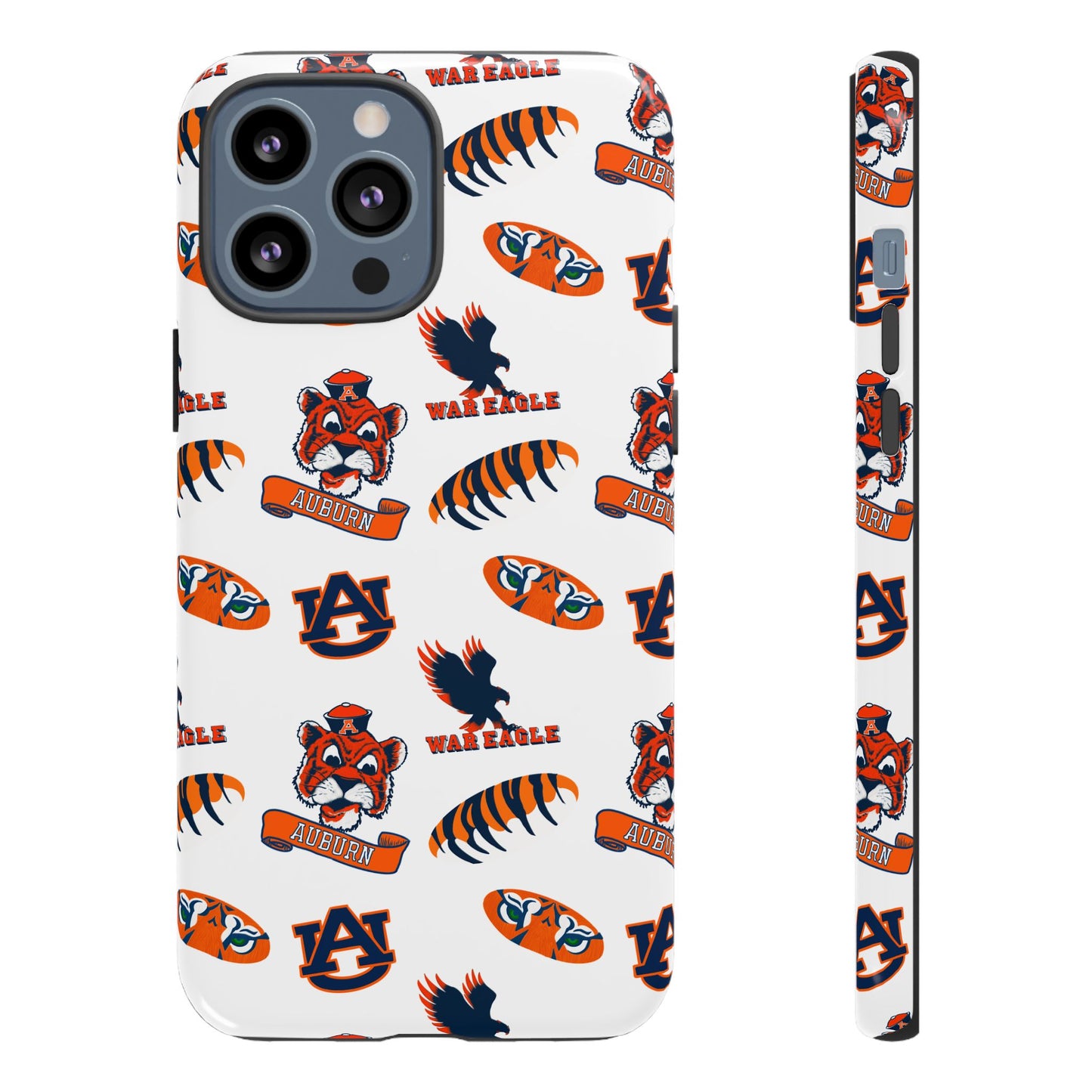 Auburn Fan Phone Case, Sports Team Accessory, Gift for Auburn Fans, Durable Cover, College Game Day
