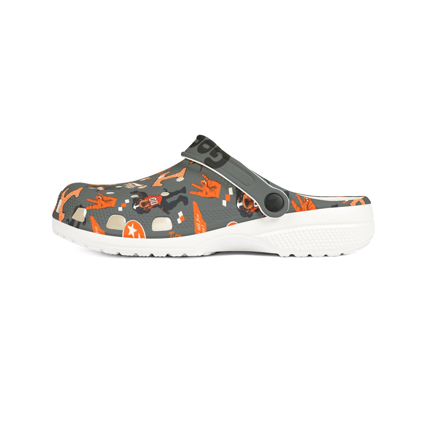 Tennessee Vols EVA Foam Crocs with Fun Patterns, Comfort Footwear for Sports Lovers, Perfect for Casual Outings, Gardens, and Special Events