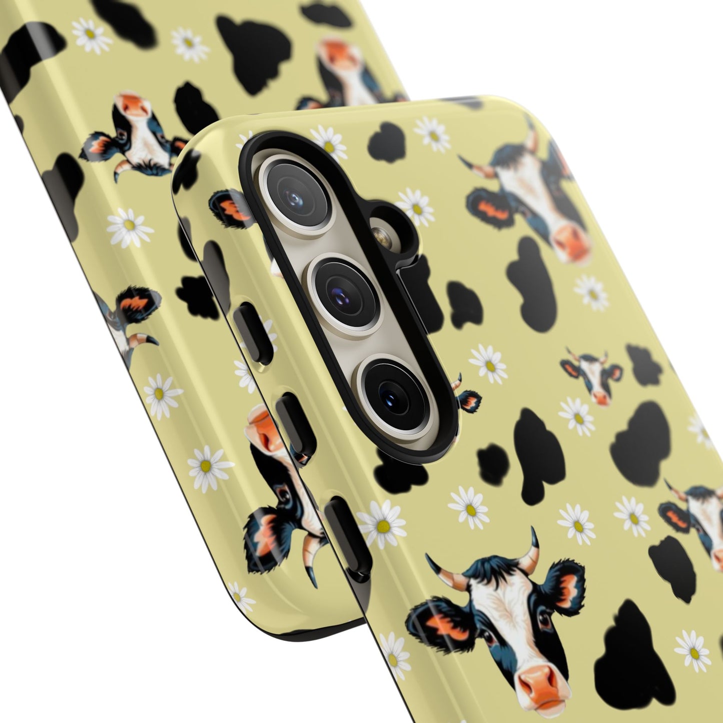 Cow Print Phone Case - Cute Protection for Animal Lovers, Gift for Farmhouse Decor, Cheerful Cow Design