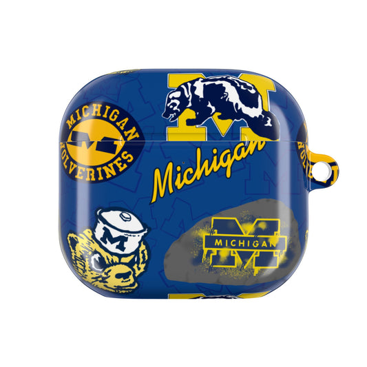Michigan Wolverines AirPod Cases, College Accessories, Gifts for Students, Custom Electronics Cover, Tech Gear