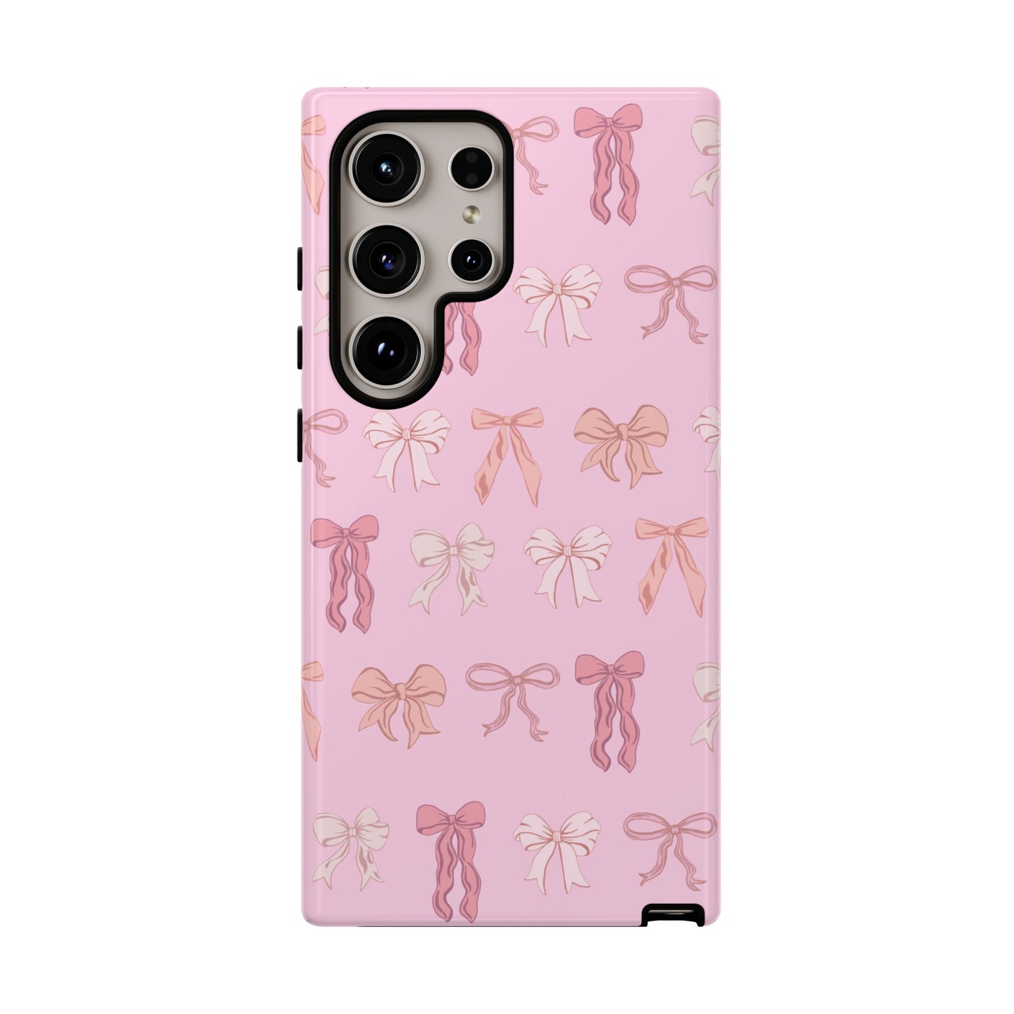 Cute Phone Case with Bow Design | Pink Aesthetic | Gifts for Her, Birthday Present, Trendy Phone Accessories, Fashionable Tech Cover