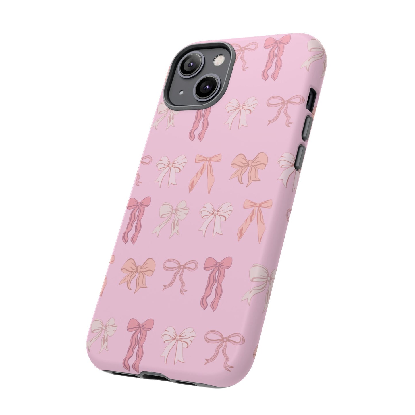 Cute Phone Case with Bow Design | Pink Aesthetic | Gifts for Her, Birthday Present, Trendy Phone Accessories, Fashionable Tech Cover