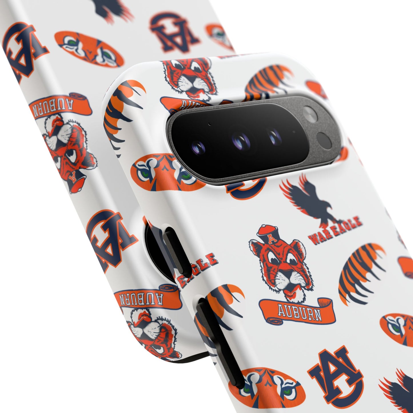 Auburn Fan Phone Case, Sports Team Accessory, Gift for Auburn Fans, Durable Cover, College Game Day