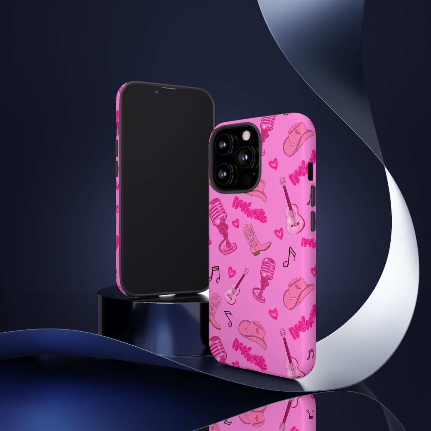Pink Music Cases for Tough Love, Music Lover Gift, Phone Accessories, Cute Phone Covers, Stylish Cases for Women