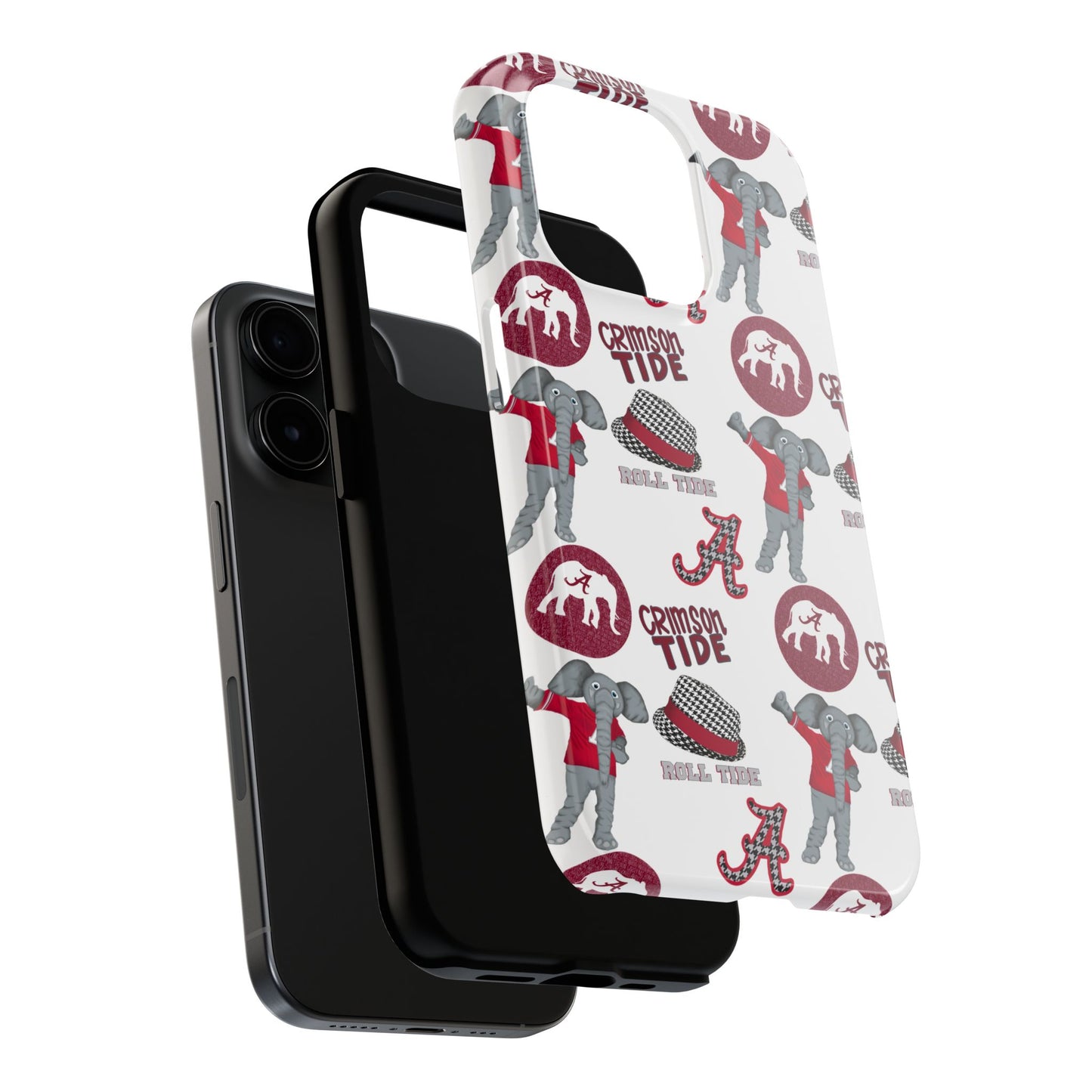 Alabama Crimson Tide Phone Case - Tough, Durable, Elephant Design, Sports Fan Accessories, College Team Gift, Graduation Presents