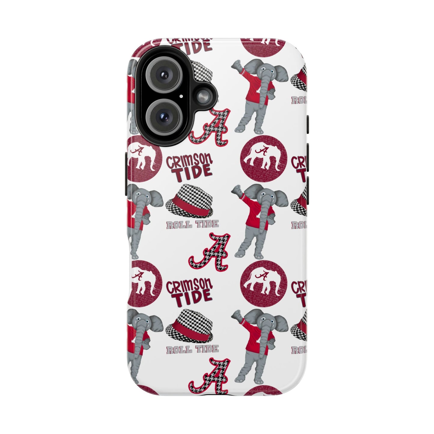 Alabama Crimson Tide Phone Case - Tough, Durable, Elephant Design, Sports Fan Accessories, College Team Gift, Graduation Presents
