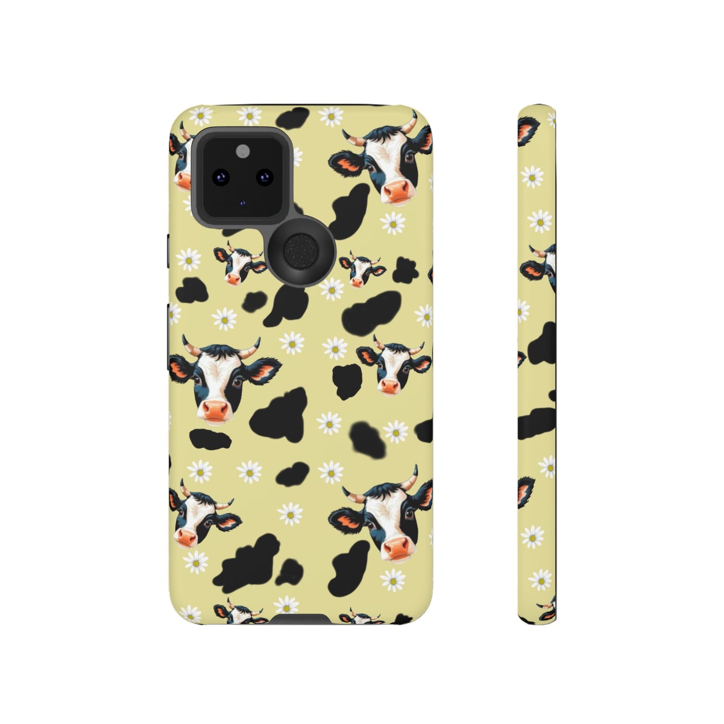 Cow Print Phone Case - Cute Protection for Animal Lovers, Gift for Farmhouse Decor, Cheerful Cow Design
