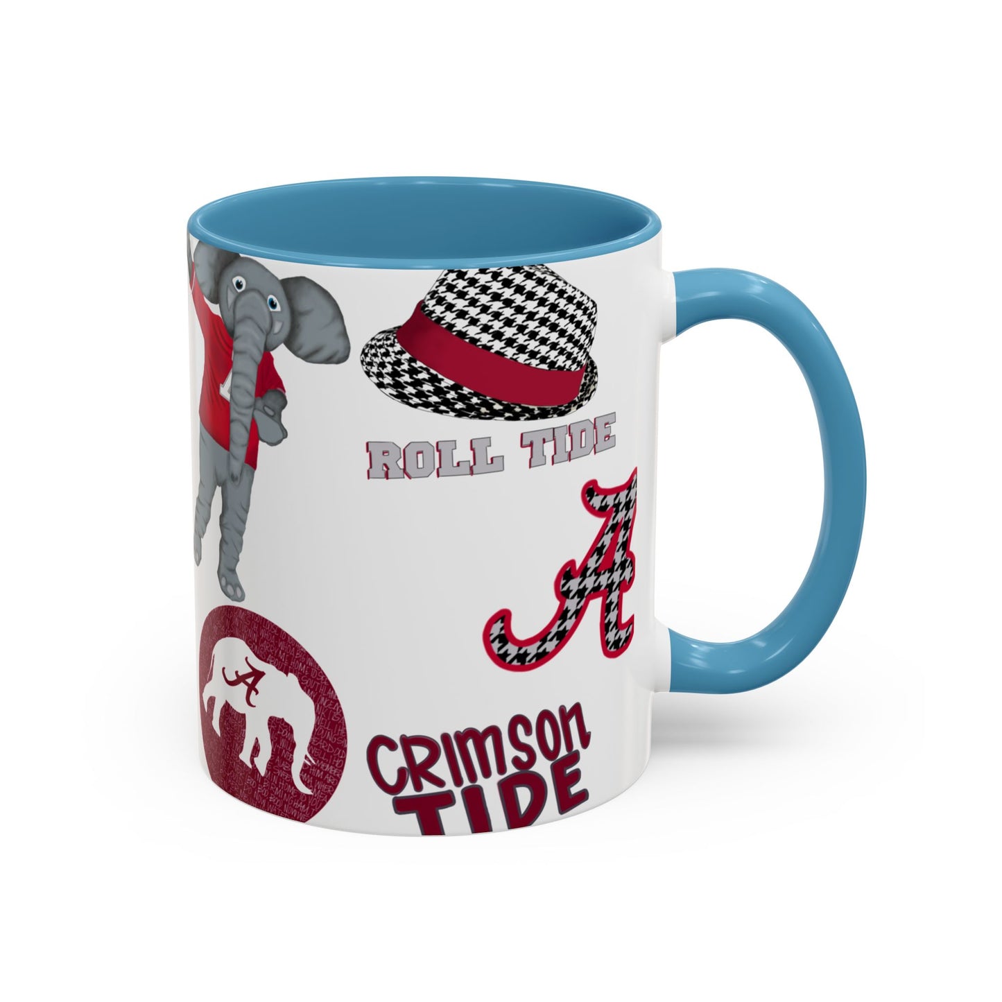 Crimson Tide Coffee Mug, Alabama Fan Cup, Roll Tide Mug, College Sports Gift, Game Day Drinkware