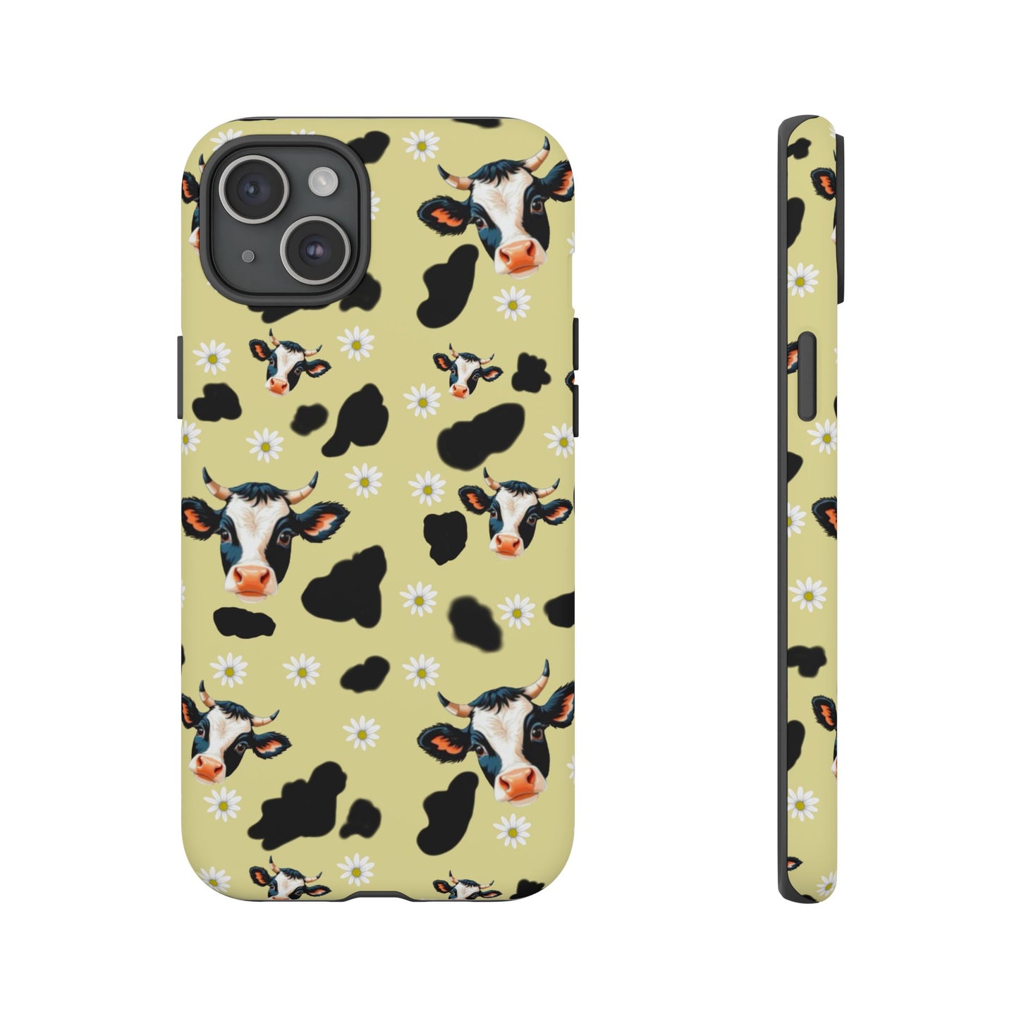 Cow Print Phone Case - Cute Protection for Animal Lovers, Gift for Farmhouse Decor, Cheerful Cow Design