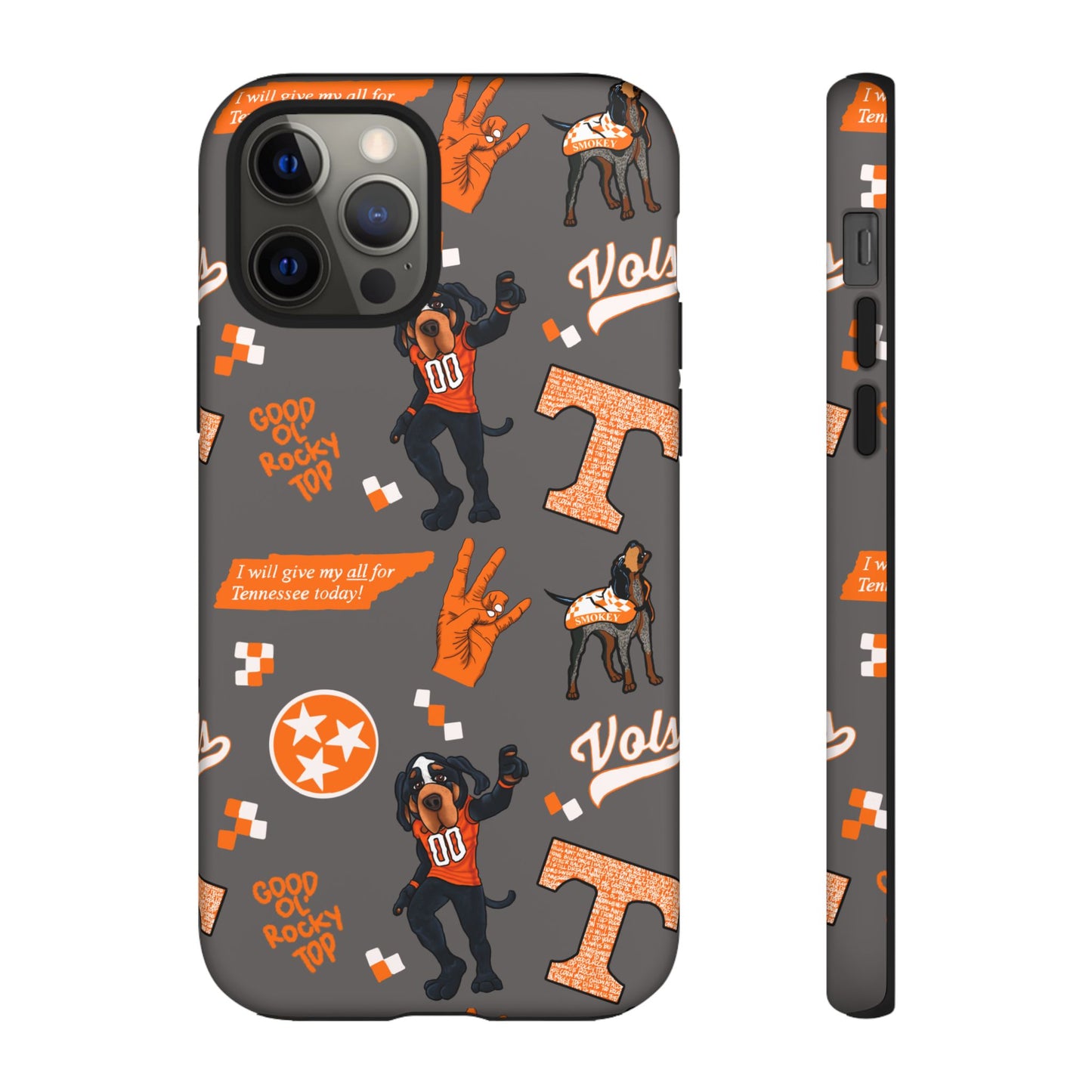 Tough Cases - Tennessee Fan Phone Case, Sports Team Accessory, Gift for Volunteers Fans, Durable Cover, College Game Day