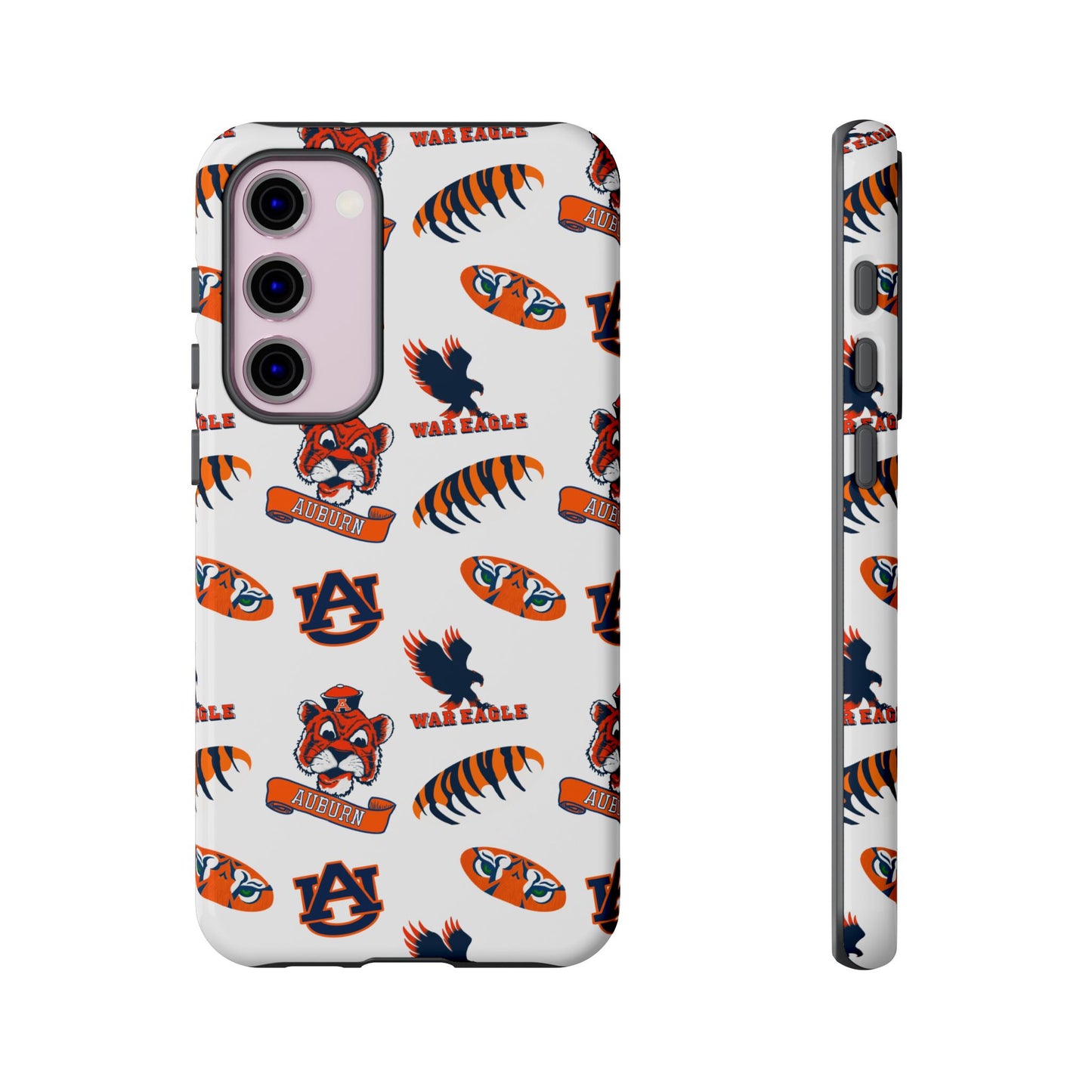 Auburn Fan Phone Case, Sports Team Accessory, Gift for Auburn Fans, Durable Cover, College Game Day