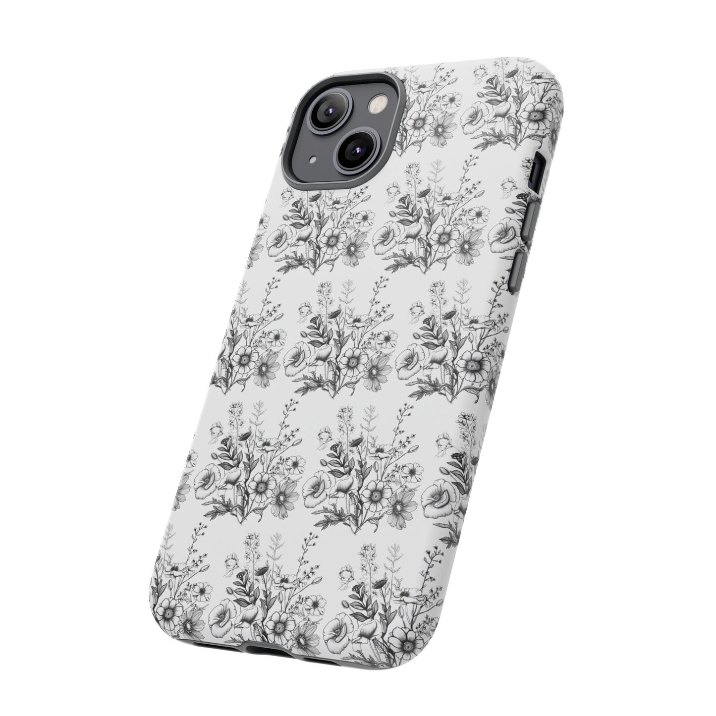 Floral Phone Case, Tough Cases with Elegant Black and White Design, Protective Cover for Fashion Lovers, Unique Gift for All [...]