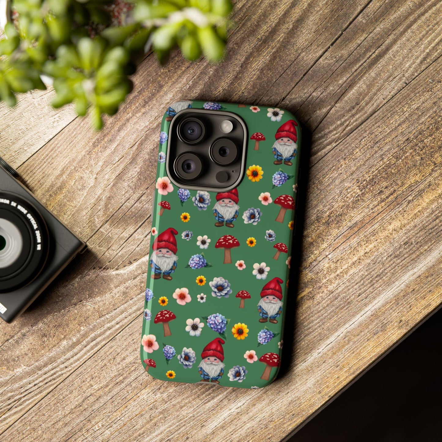 Gnome Garden Phone Case | Tough Cases for Nature Lovers | Cute Gnome Pattern | Floral & Mushroom Design | Gifts for Friends, Birthday [...]
