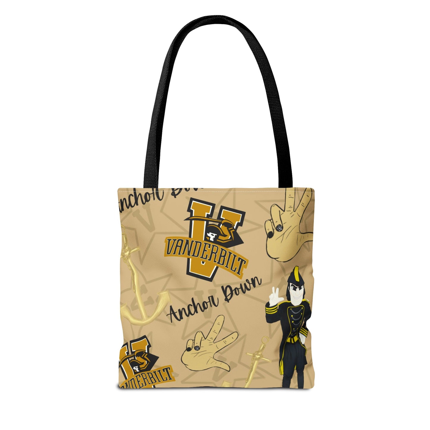 Vanderbilt Spirit Tote Bag, Functional Everyday Tote, College Merchandise, Personalized Gift, Sports Game Accessory