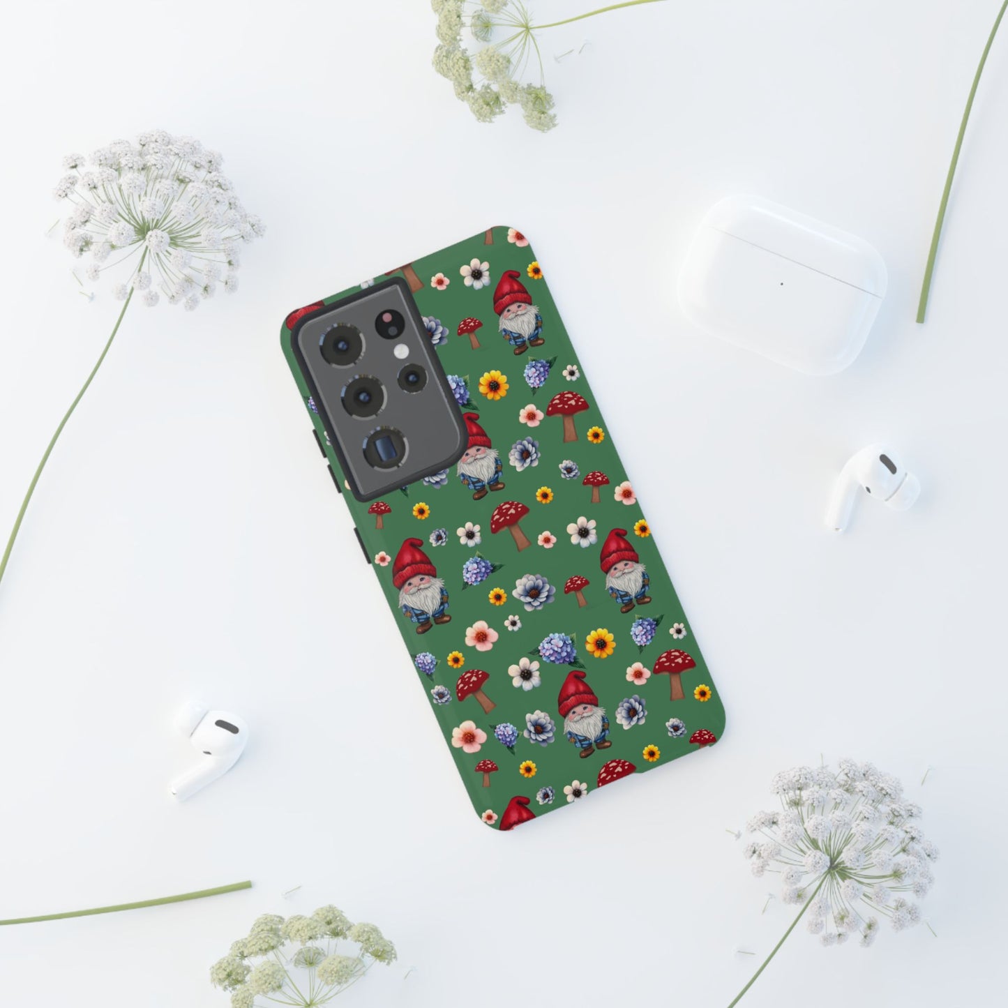 Gnome Garden Phone Case | Tough Cases for Nature Lovers | Cute Gnome Pattern | Floral & Mushroom Design | Gifts for Friends, Birthday [...]