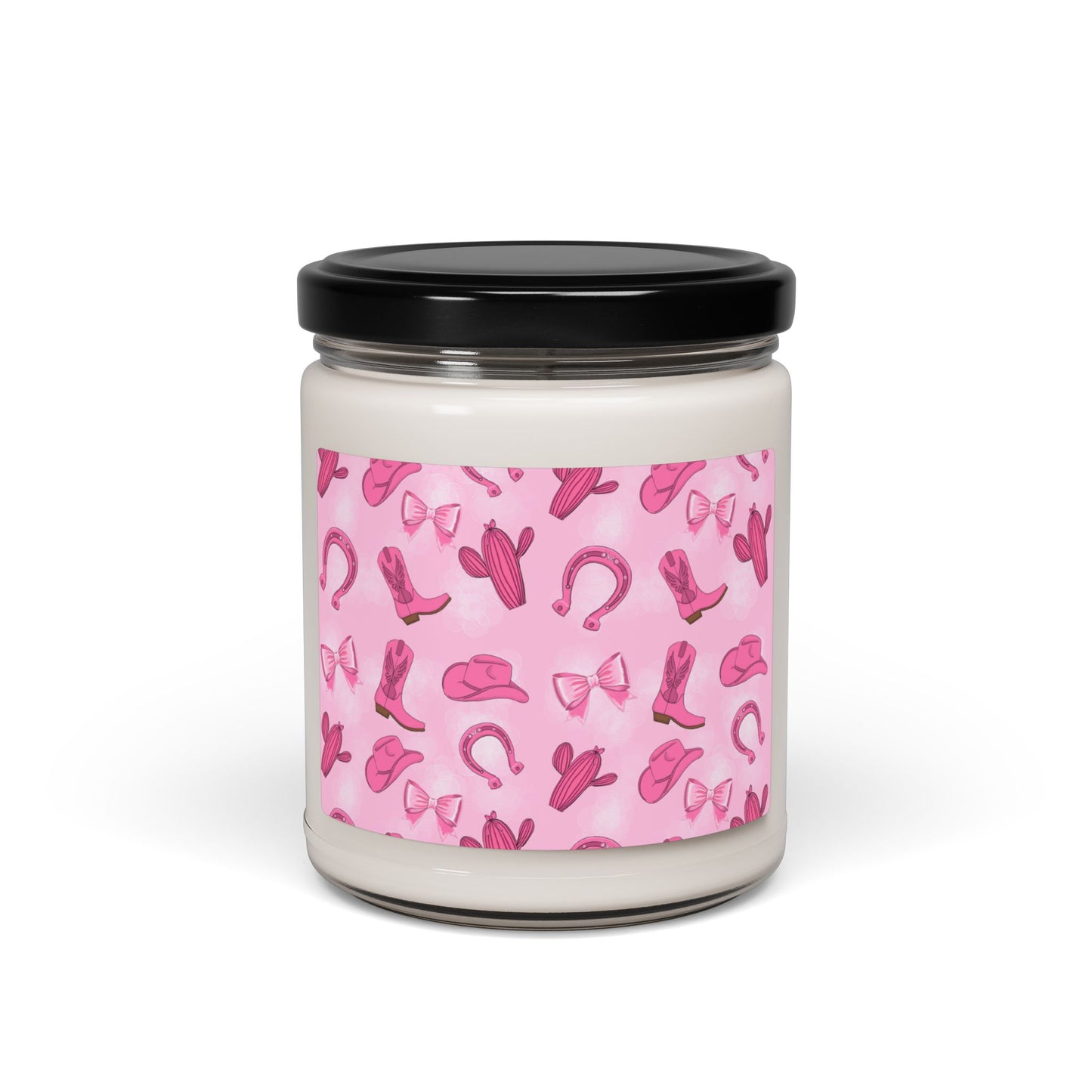 Cowgirl Pink Scented Soy Candle - Fun Decor, Gifts for Friends, Home Fragrance, Birthday, Relaxation