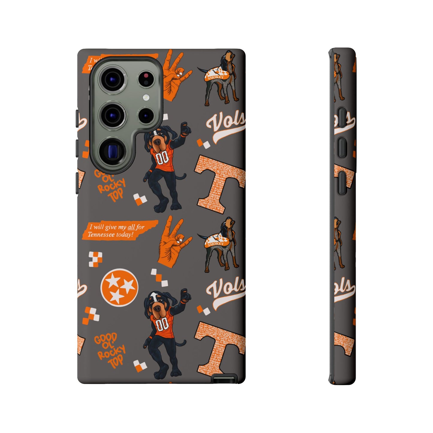 Tough Cases - Tennessee Fan Phone Case, Sports Team Accessory, Gift for Volunteers Fans, Durable Cover, College Game Day