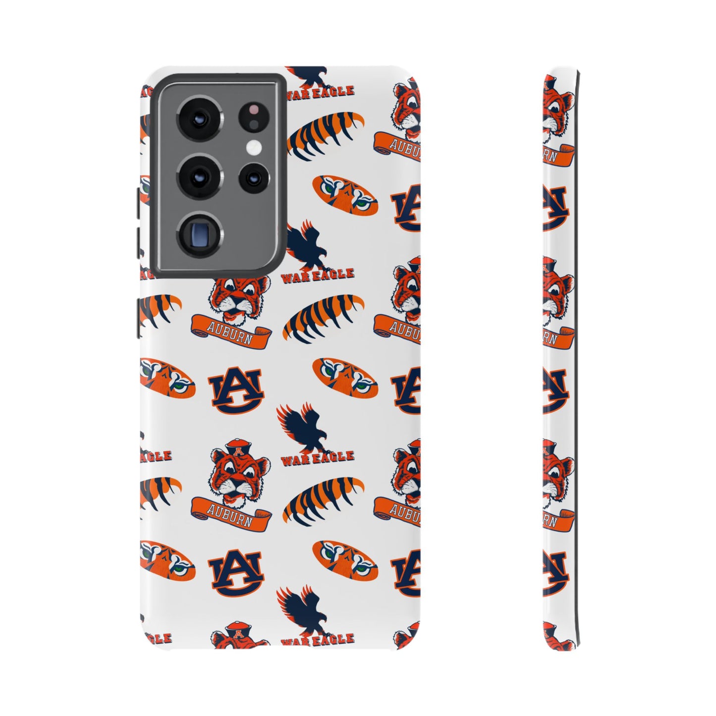 Auburn Fan Phone Case, Sports Team Accessory, Gift for Auburn Fans, Durable Cover, College Game Day