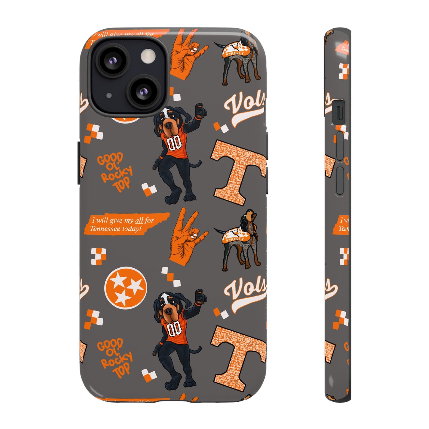 Tough Cases - Tennessee Fan Phone Case, Sports Team Accessory, Gift for Volunteers Fans, Durable Cover, College Game Day