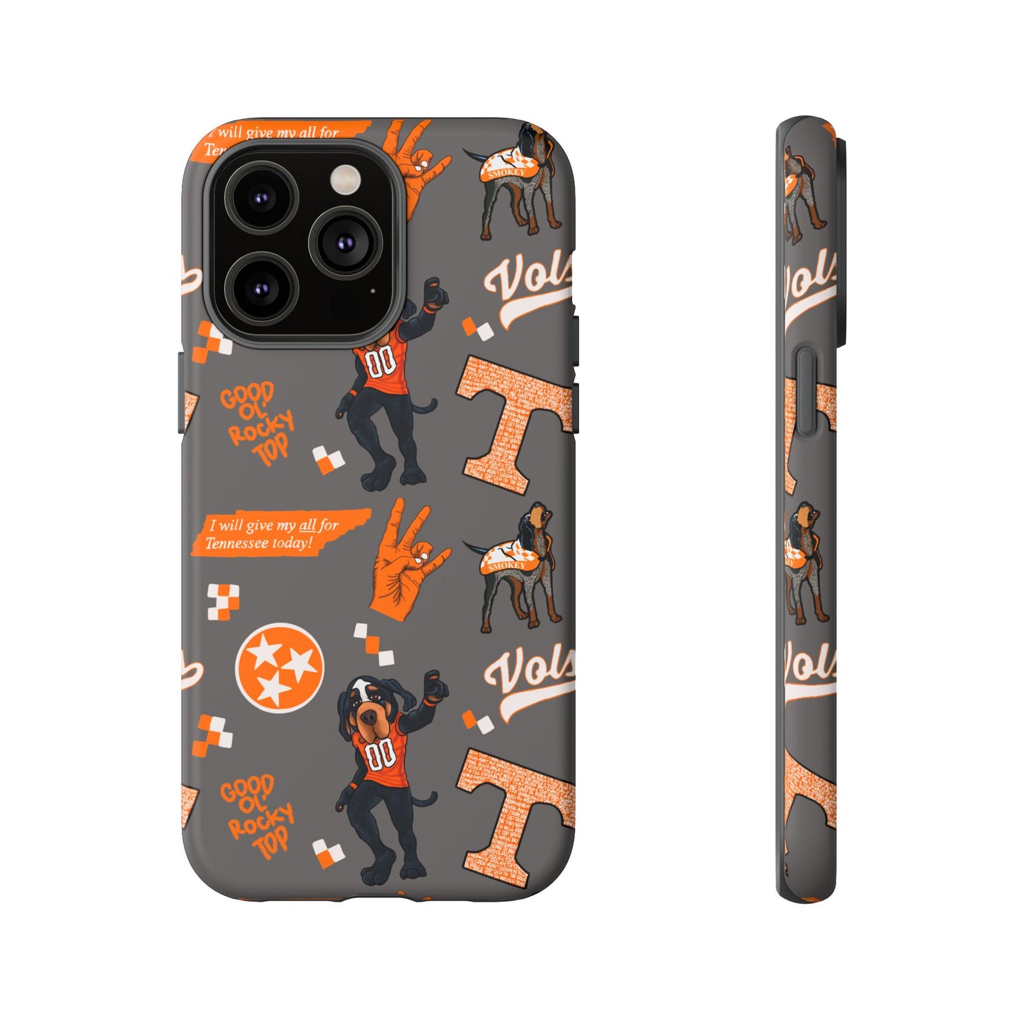 Tough Cases - Tennessee Fan Phone Case, Sports Team Accessory, Gift for Volunteers Fans, Durable Cover, College Game Day