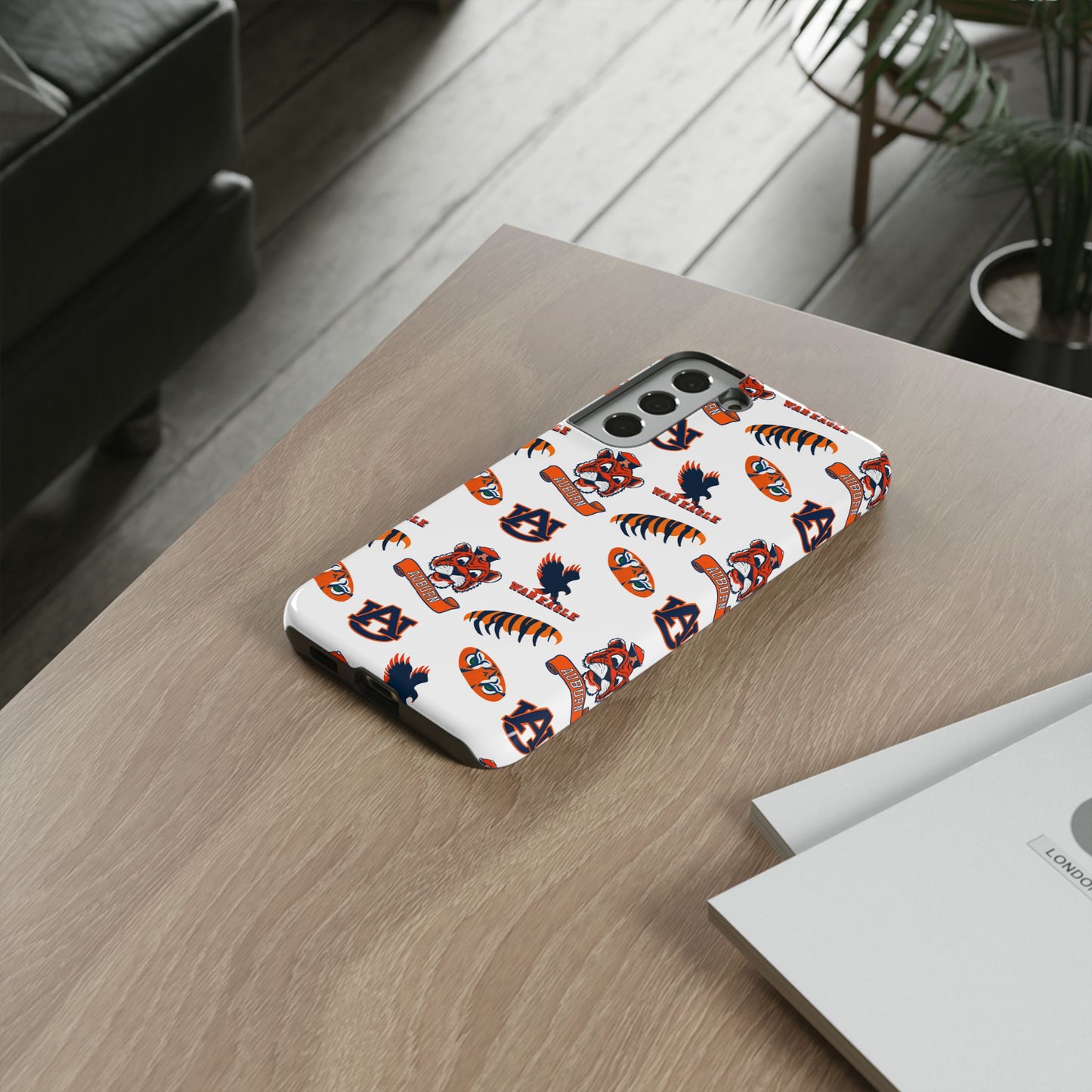 Auburn Fan Phone Case, Sports Team Accessory, Gift for Auburn Fans, Durable Cover, College Game Day