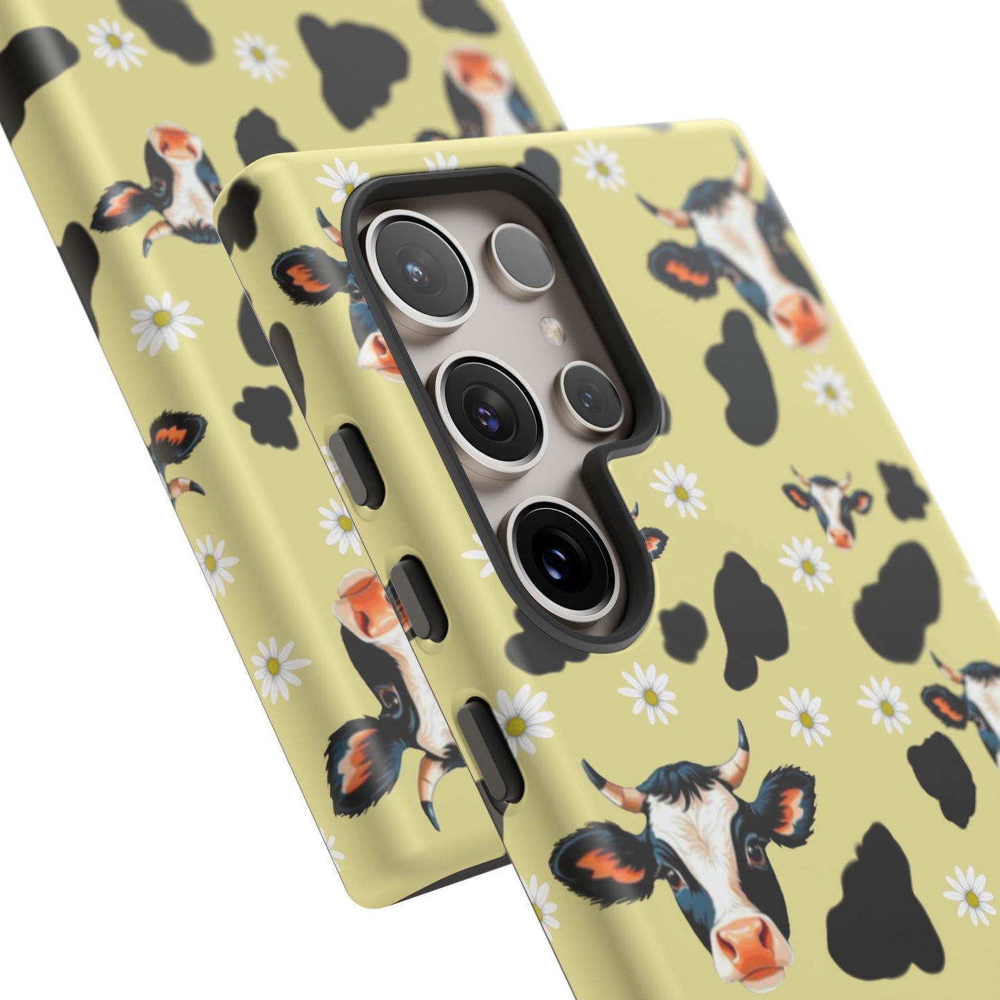 Cow Print Phone Case - Cute Protection for Animal Lovers, Gift for Farmhouse Decor, Cheerful Cow Design