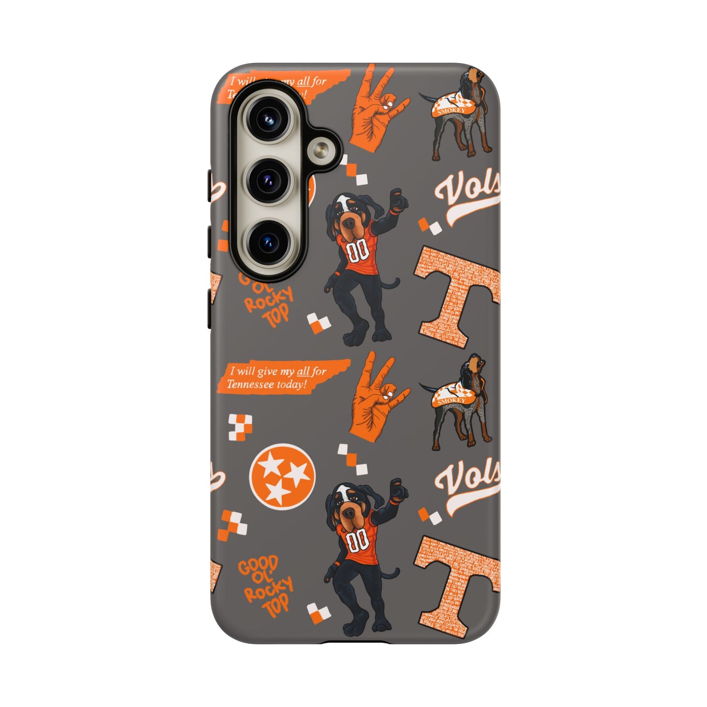 Tough Cases - Tennessee Fan Phone Case, Sports Team Accessory, Gift for Volunteers Fans, Durable Cover, College Game Day