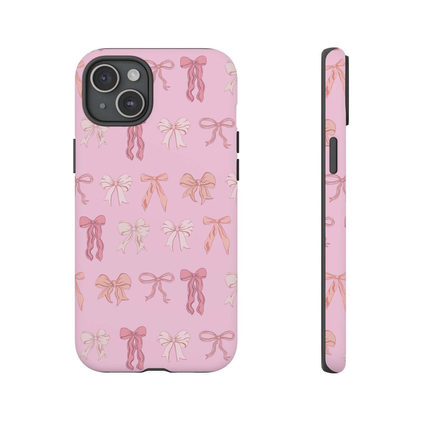 Cute Phone Case with Bow Design | Pink Aesthetic | Gifts for Her, Birthday Present, Trendy Phone Accessories, Fashionable Tech Cover